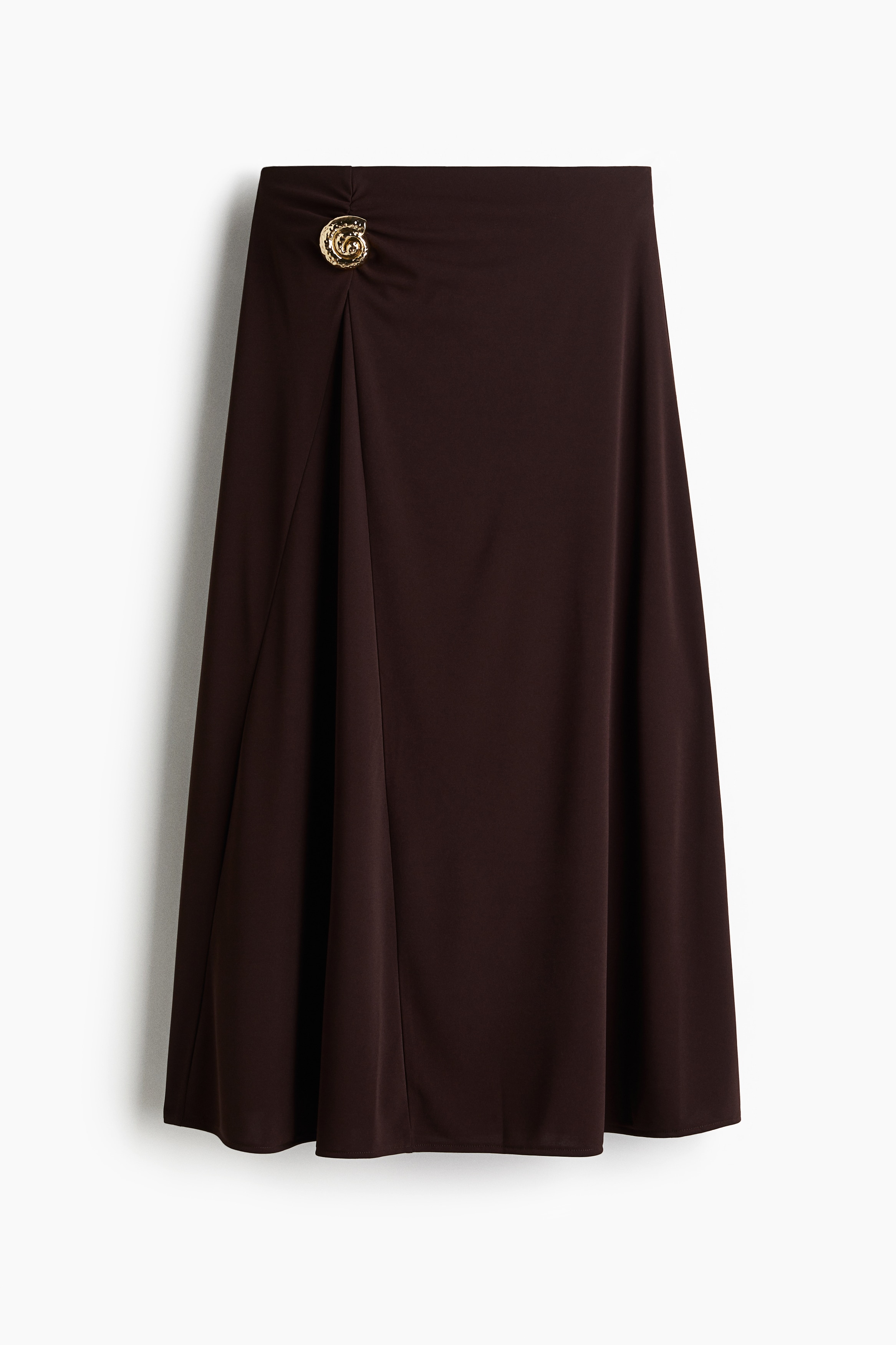 Flared skirt - Dark brown