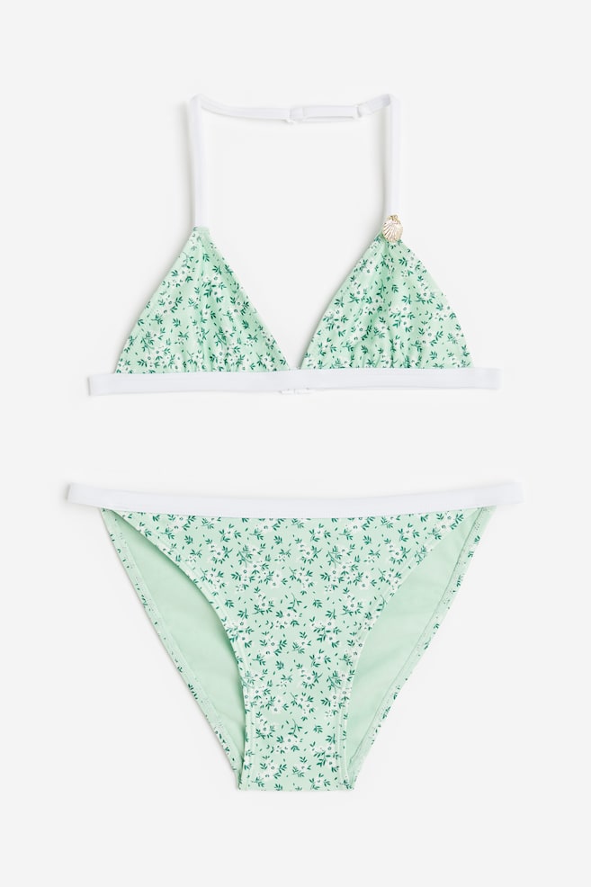 Bikini - Light green/Floral/Turquoise/White - 1