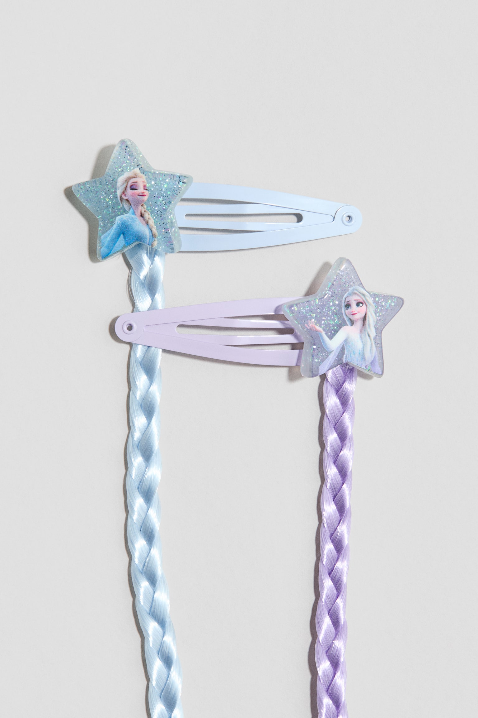 2-pack hair clips - Light blue/Frozen/Turquoise/Frozen - 2