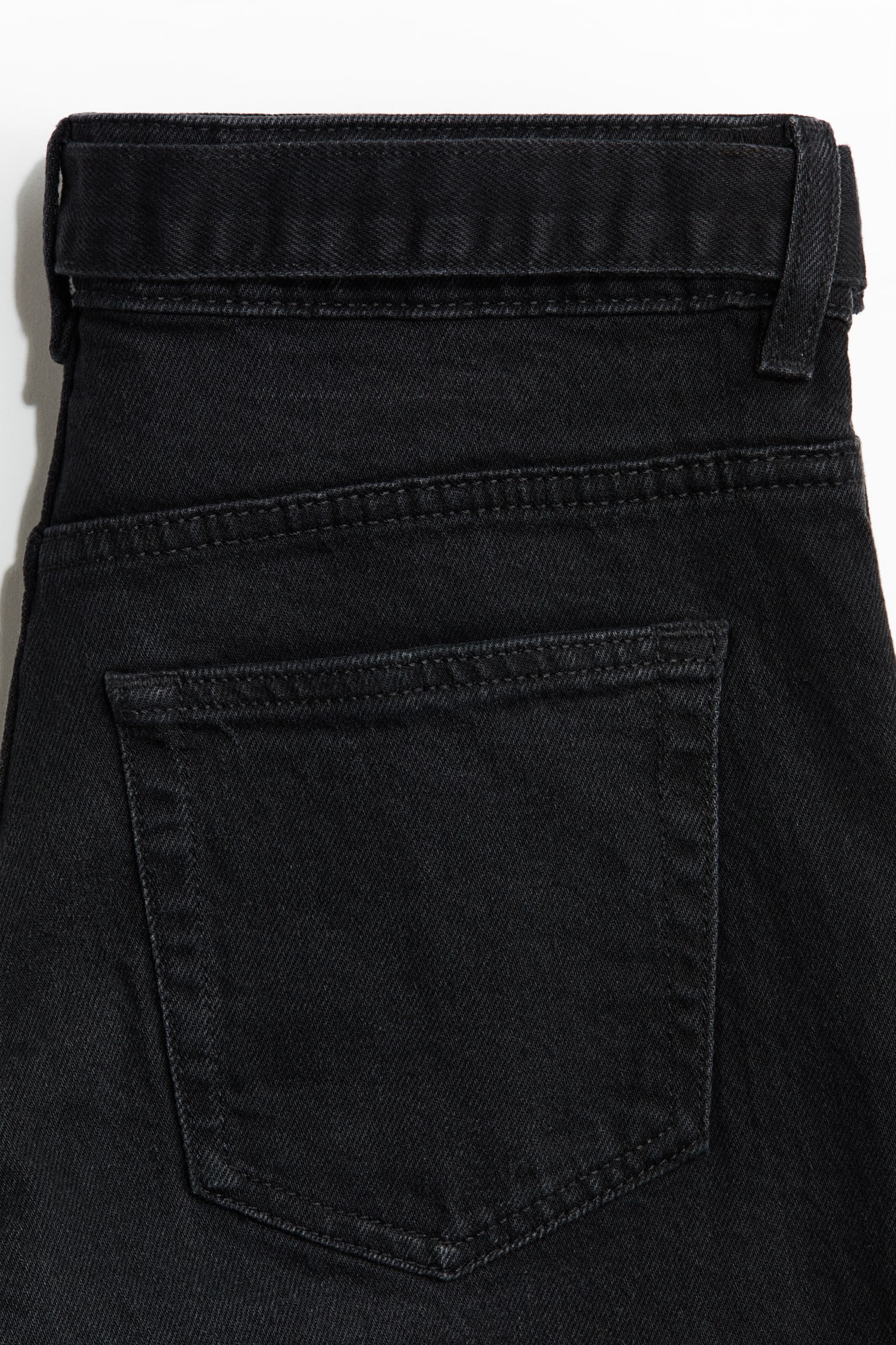 Wide Ultra High Jeans - Black/Light denim blue - 4