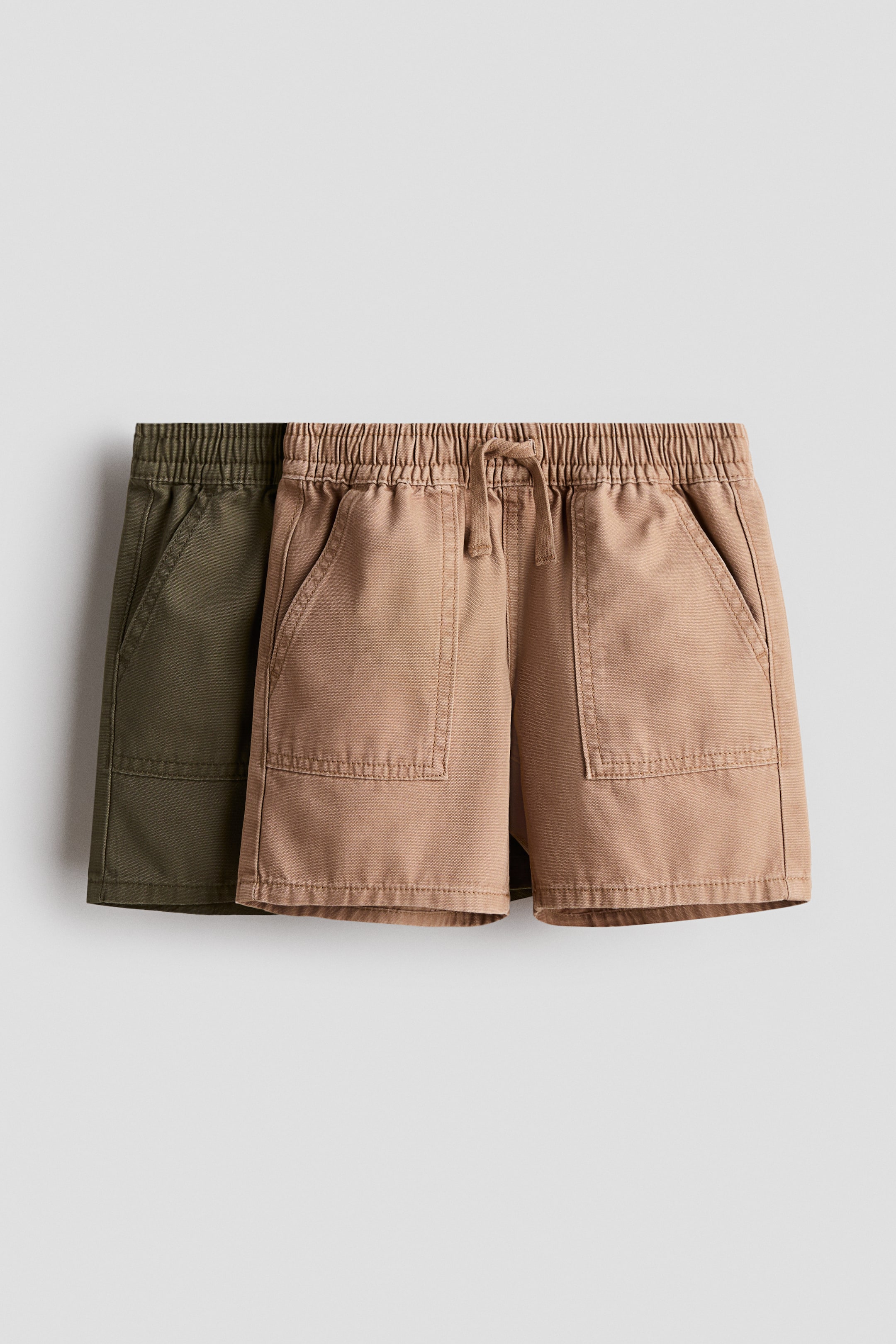 2-Pack Canvas Shorts