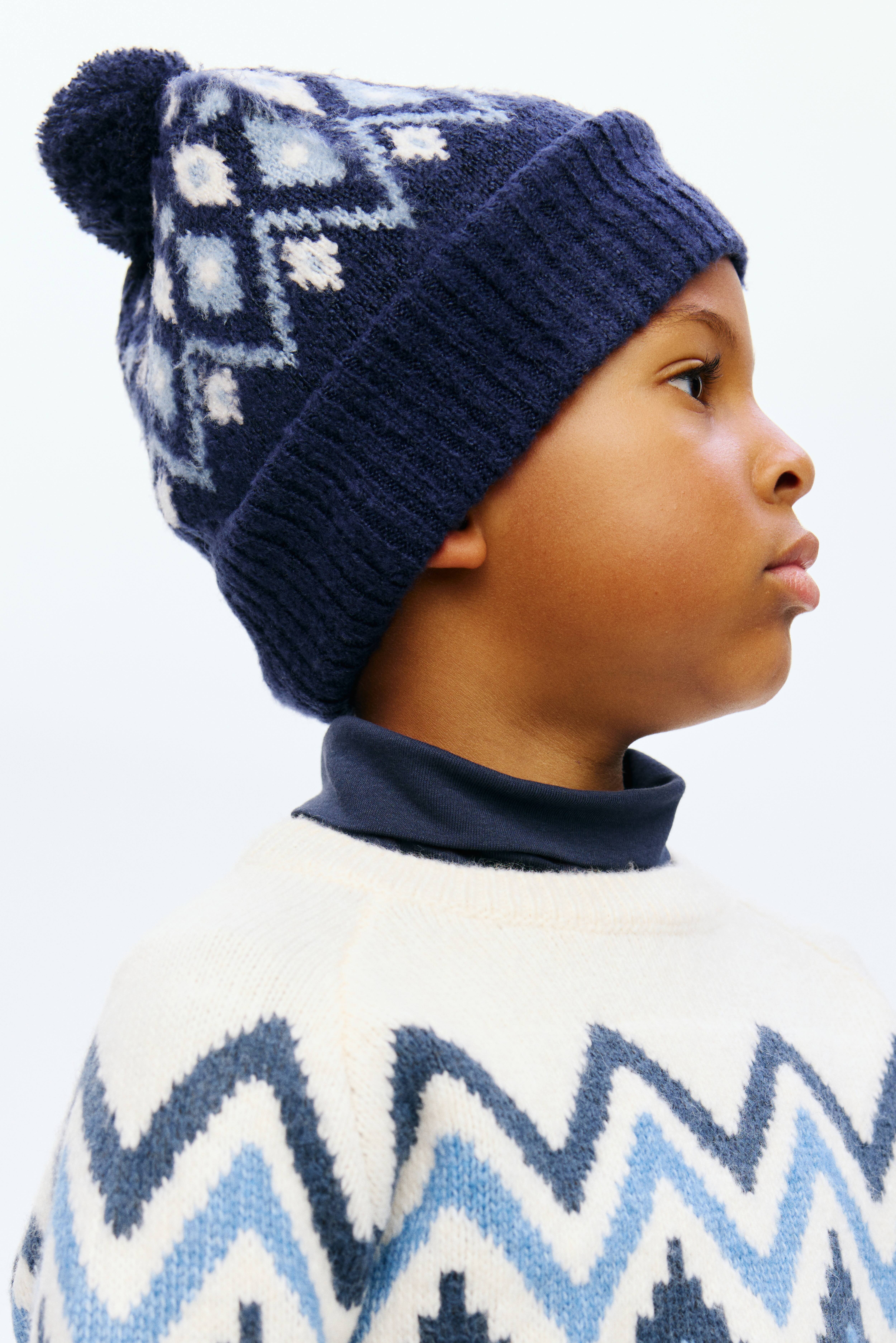Berretto Invernale Lavorato A Maglia Per Bambini 0-3 Anni - Cuffia In Acrilico Morbida E Calda, Disponibile In 5 Colori (verde, Rosa, Nero, Beige, Grigio)