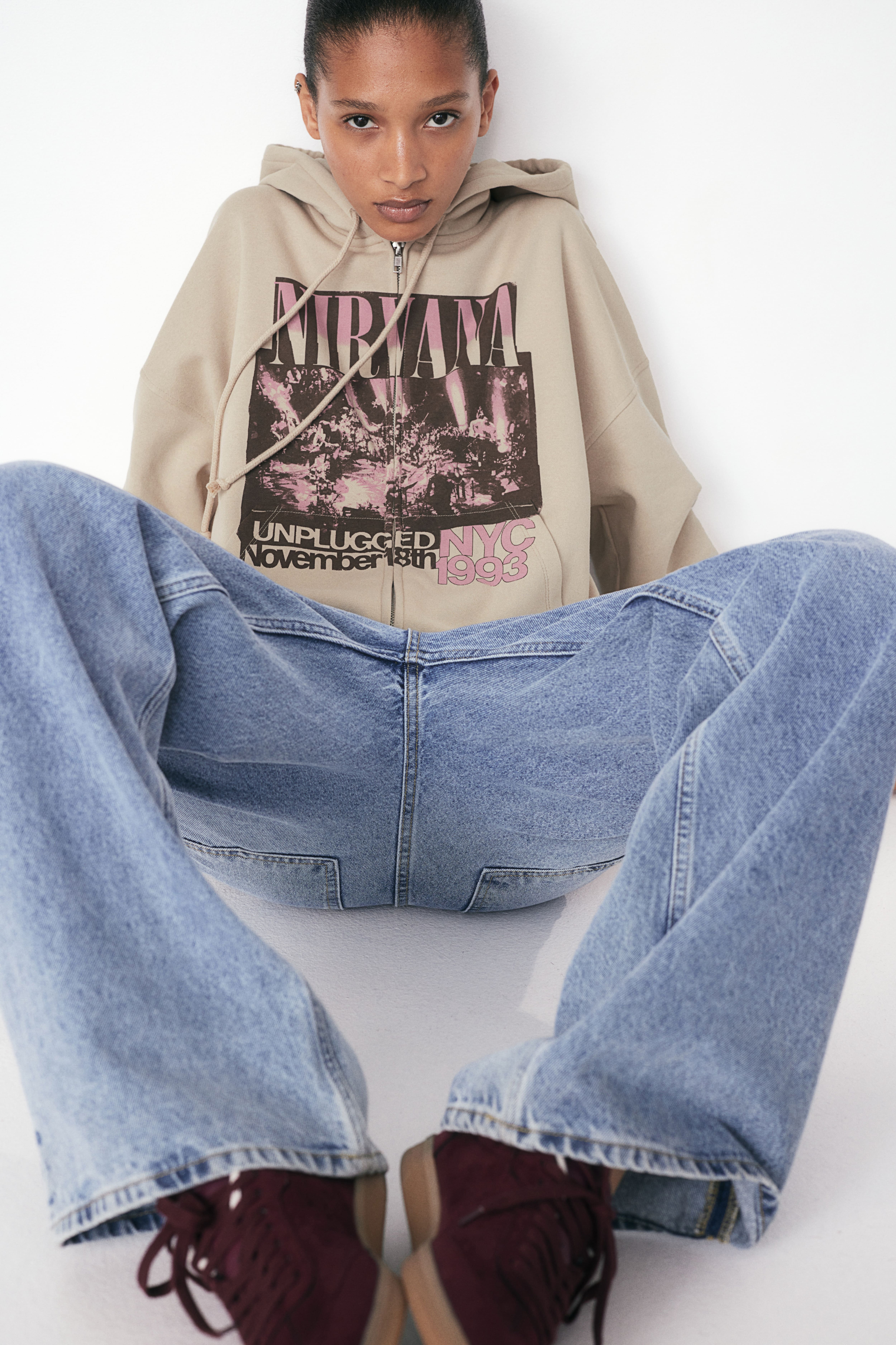 H&m nirvana sweatshirt best sale