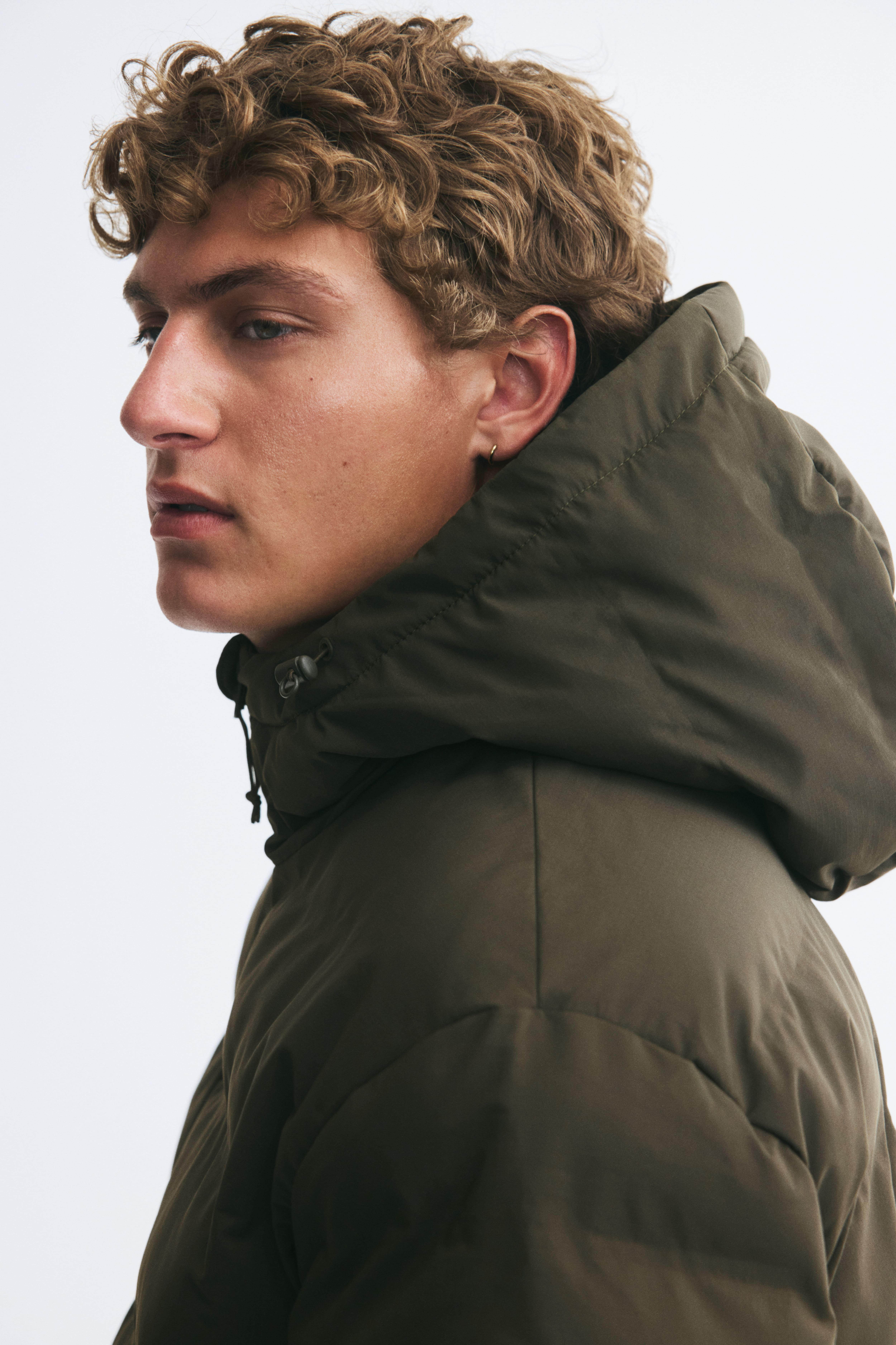 Padded Windproof and Water-Repellent Jacket