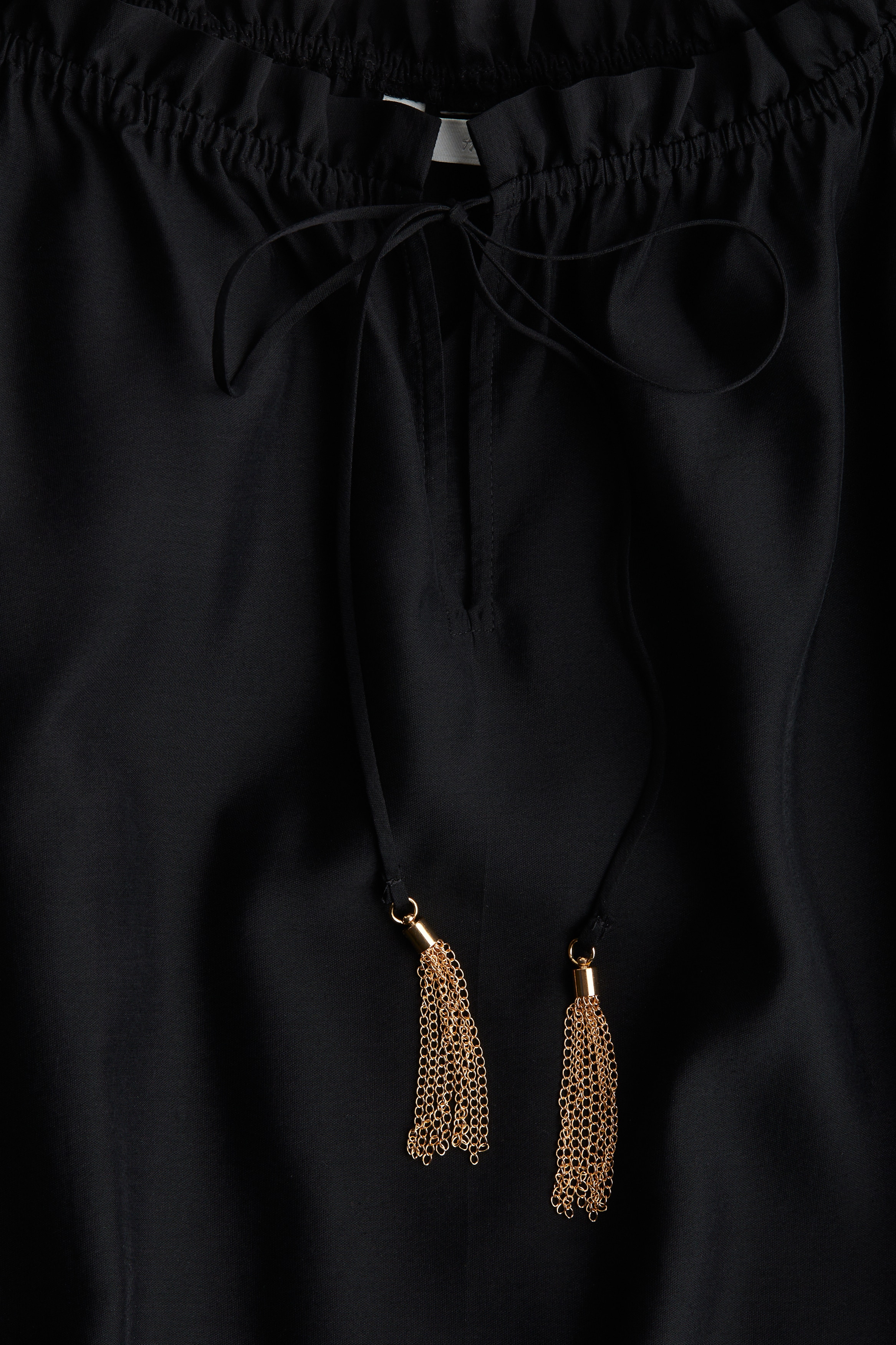 Drawstring-detail dress