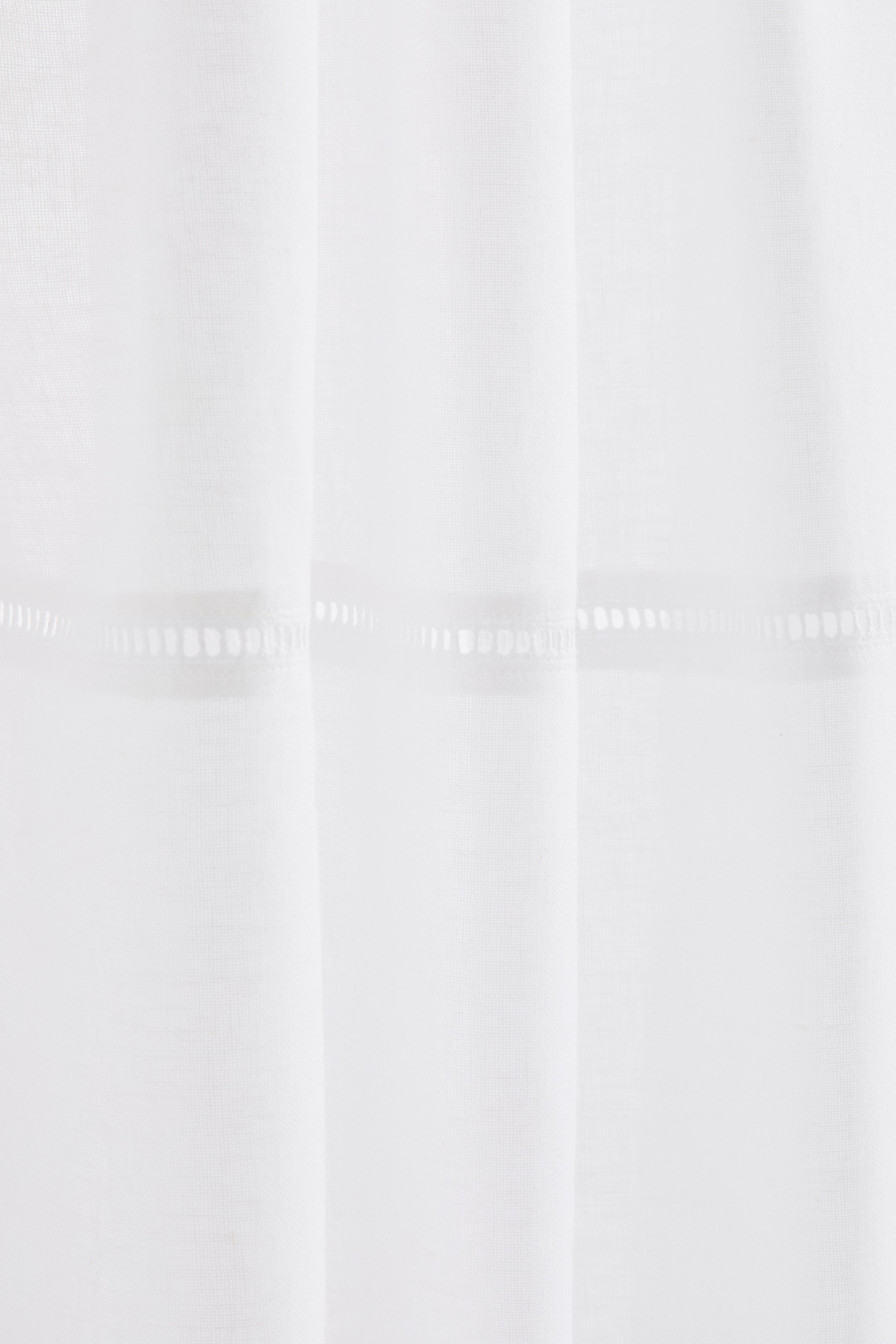 Linen-Blend Café Curtain