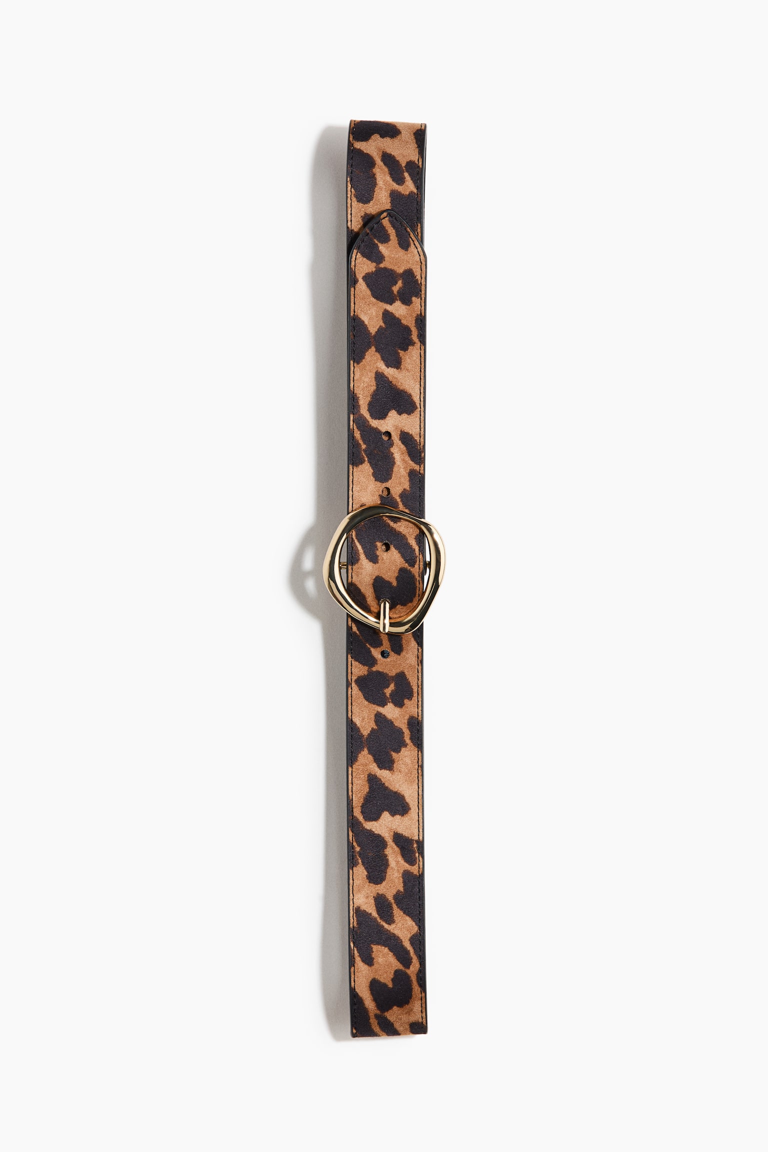 Belt - Beige/Leopard-print/Black