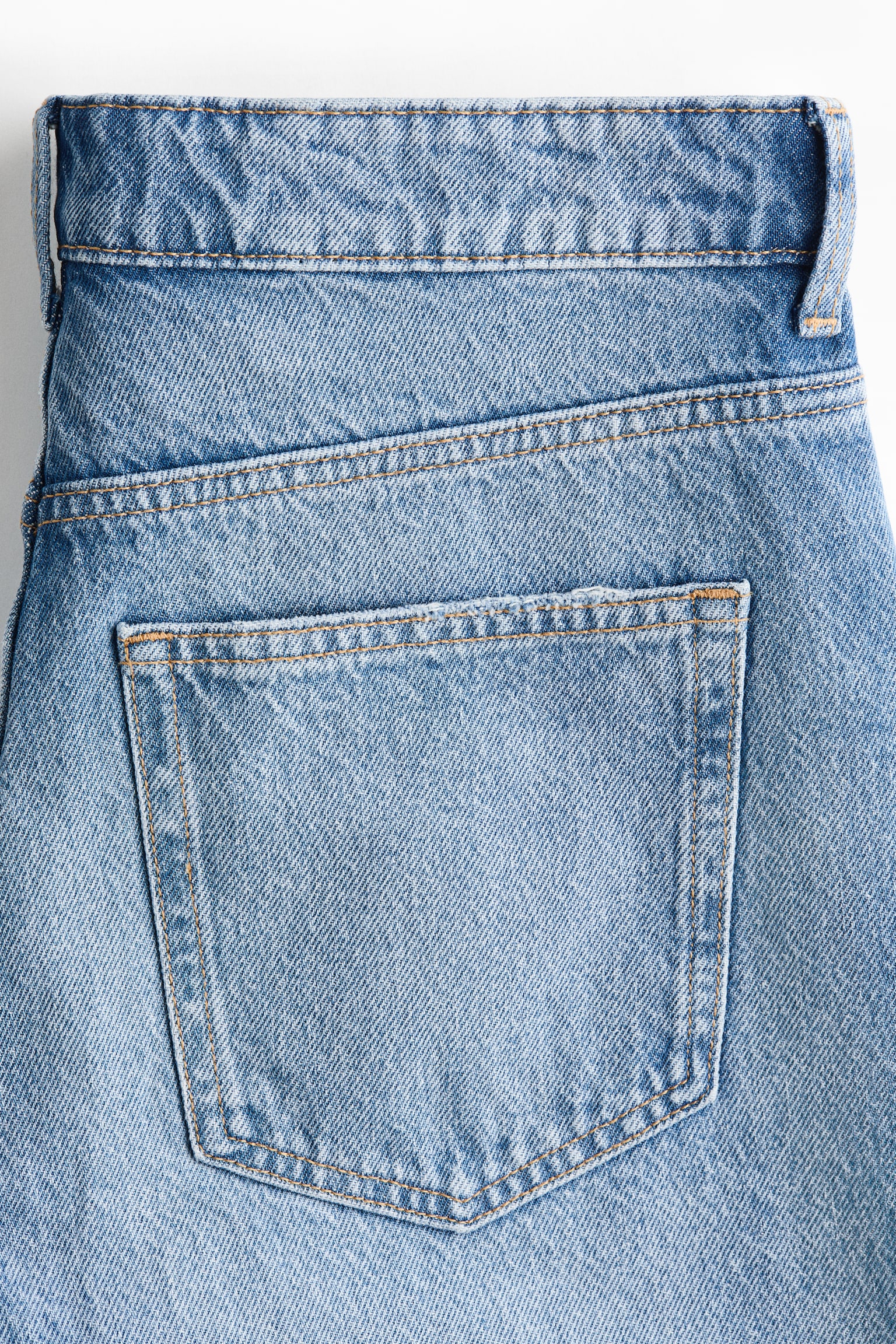 Denim Bermuda shorts - Light denim blue/Light denim blue - 4