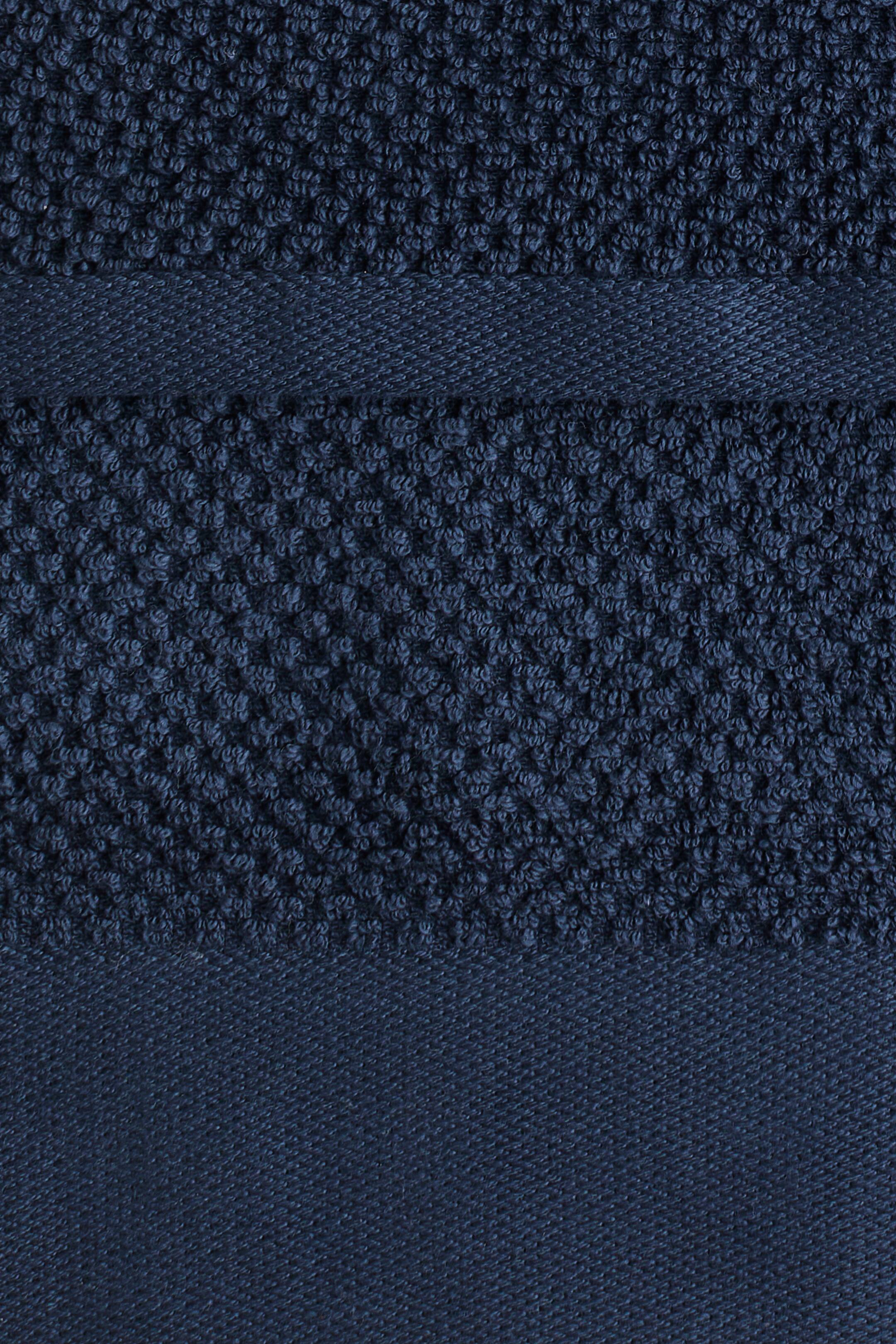 View larger image: Cotton terry bath sheet - Navy blue - Home All | H&M GB 4