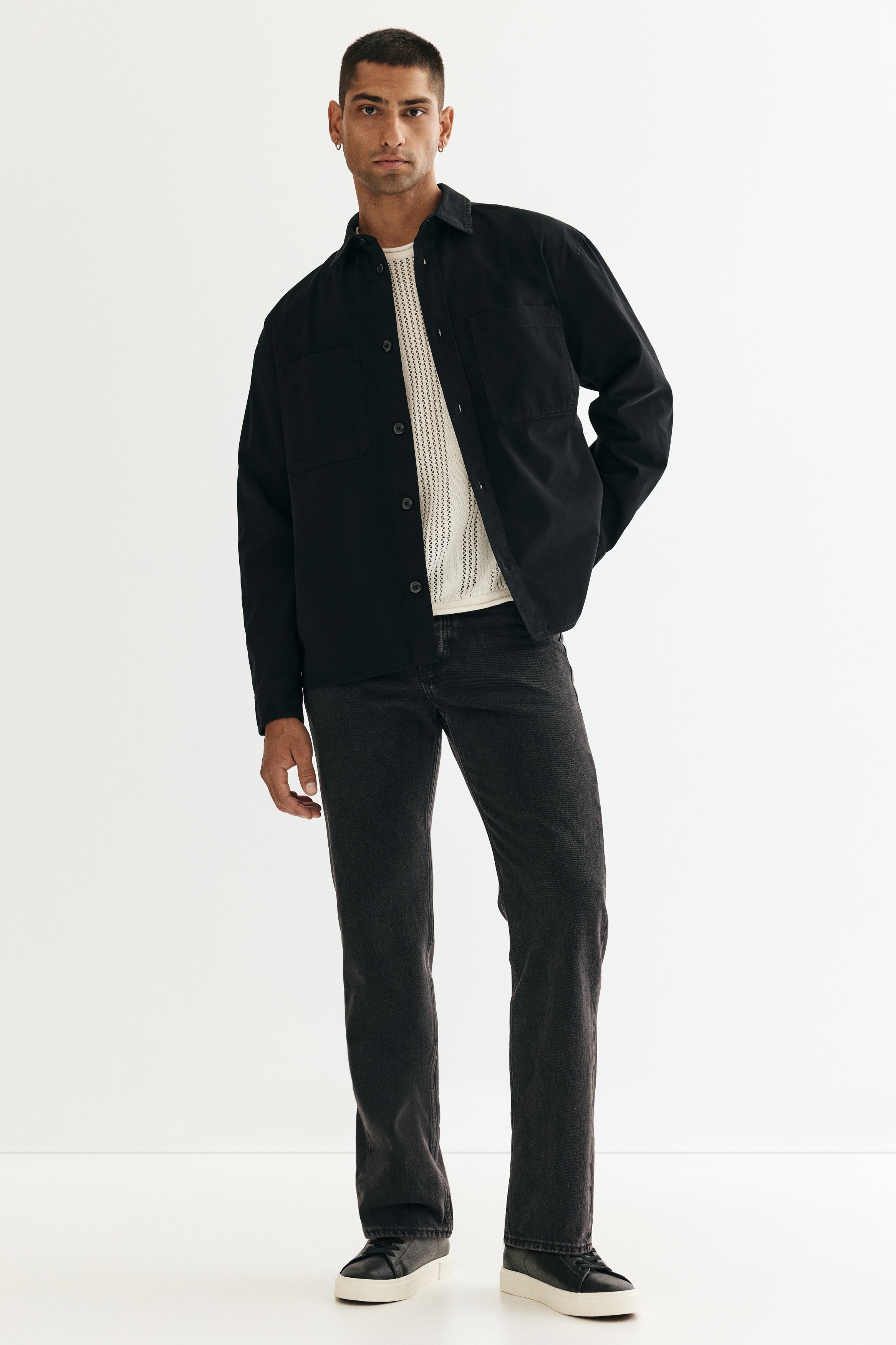 Relaxed Fit Twill overshirt