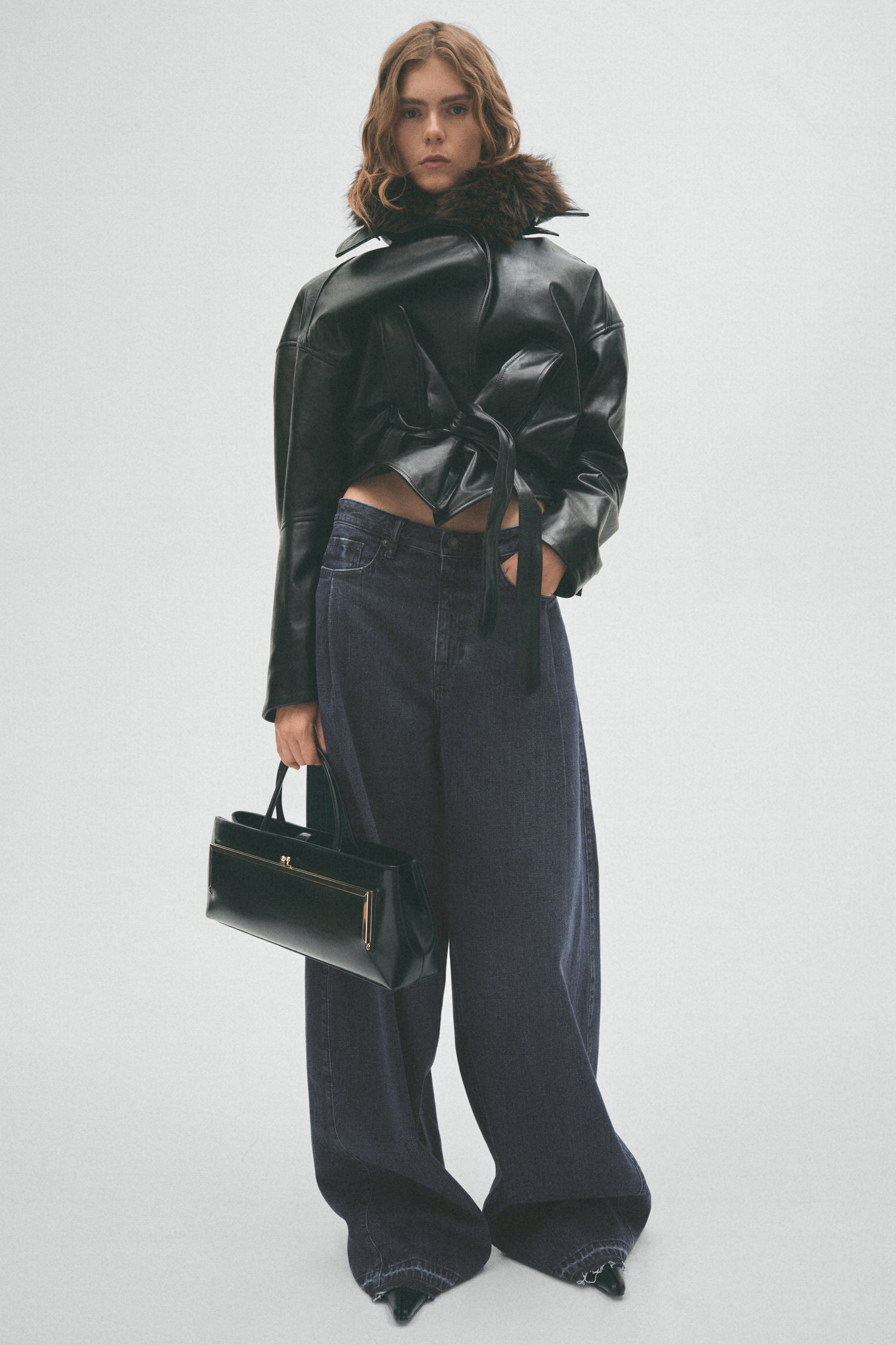 Wide-Leg Jeans - Denim blue