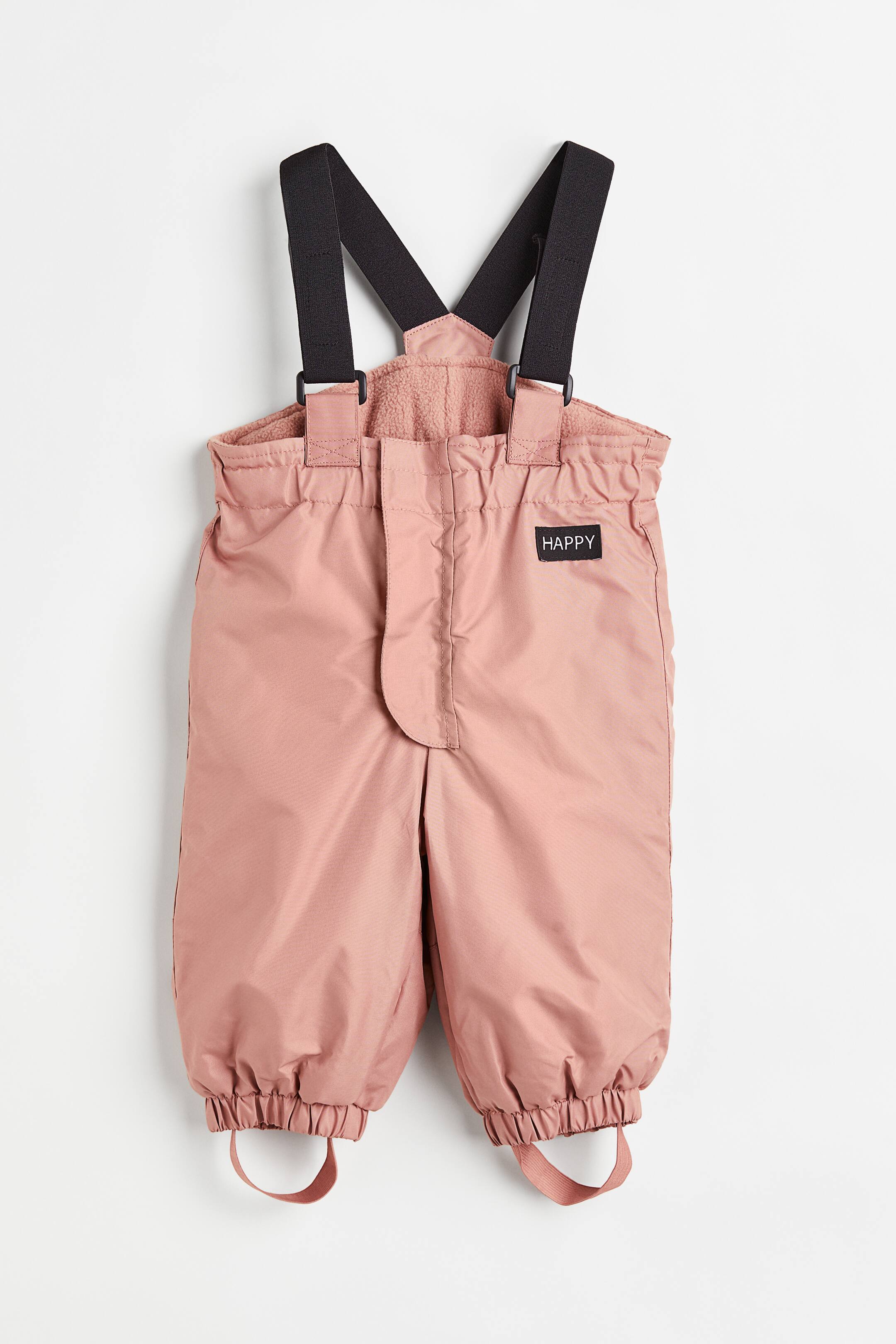 View larger image: Outdoor trousers with braces - Pink - Kids | H&M GB 1