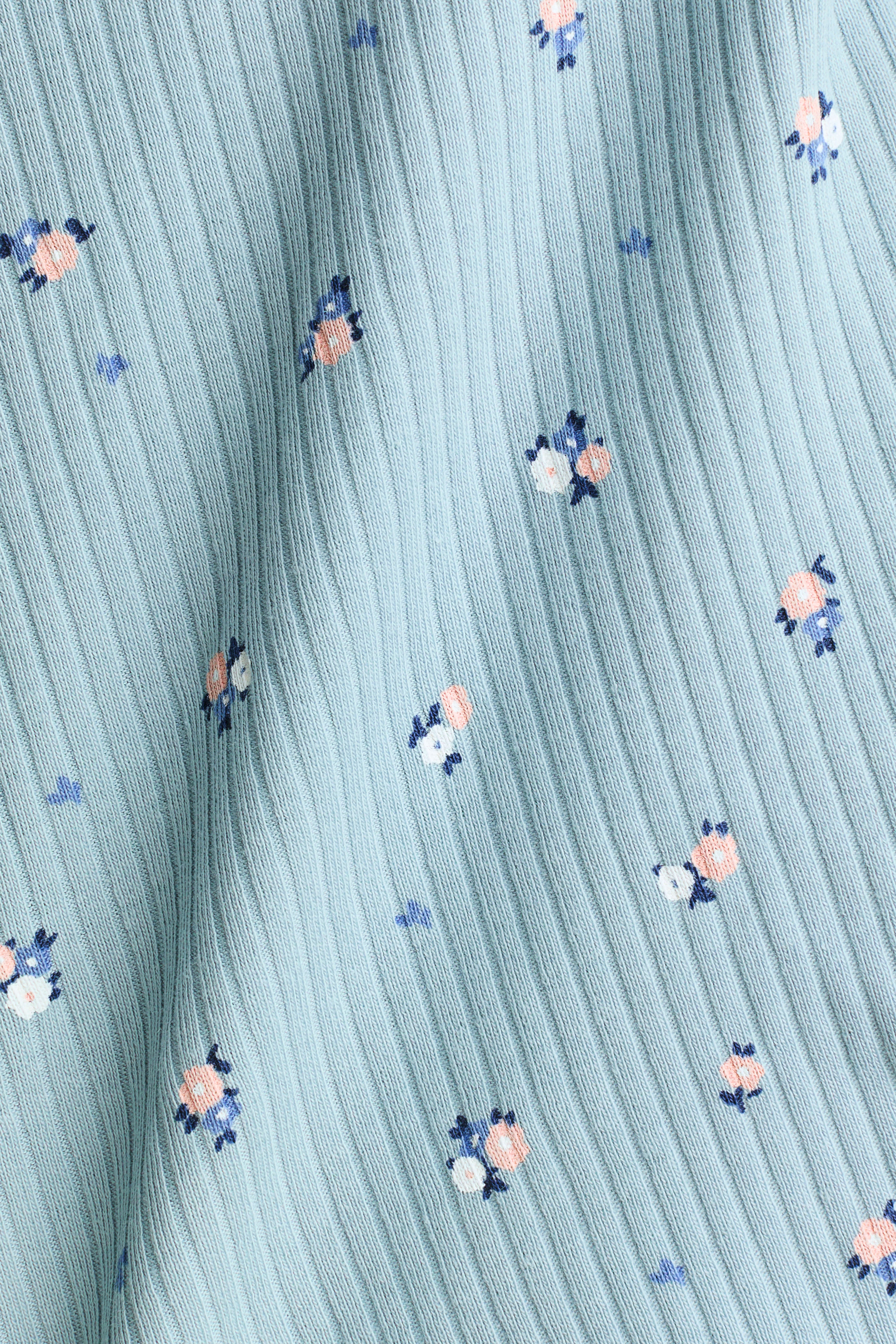 2-Piece Ribbed Cotton Set