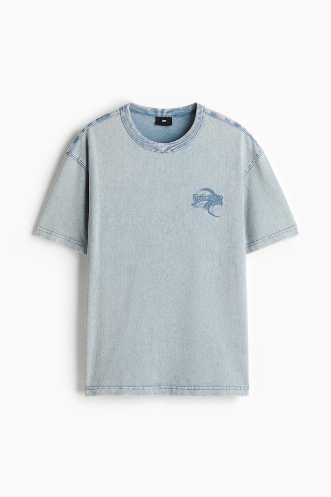 Loose Fit T-shirt - Blue/Green/Rustbound - 1