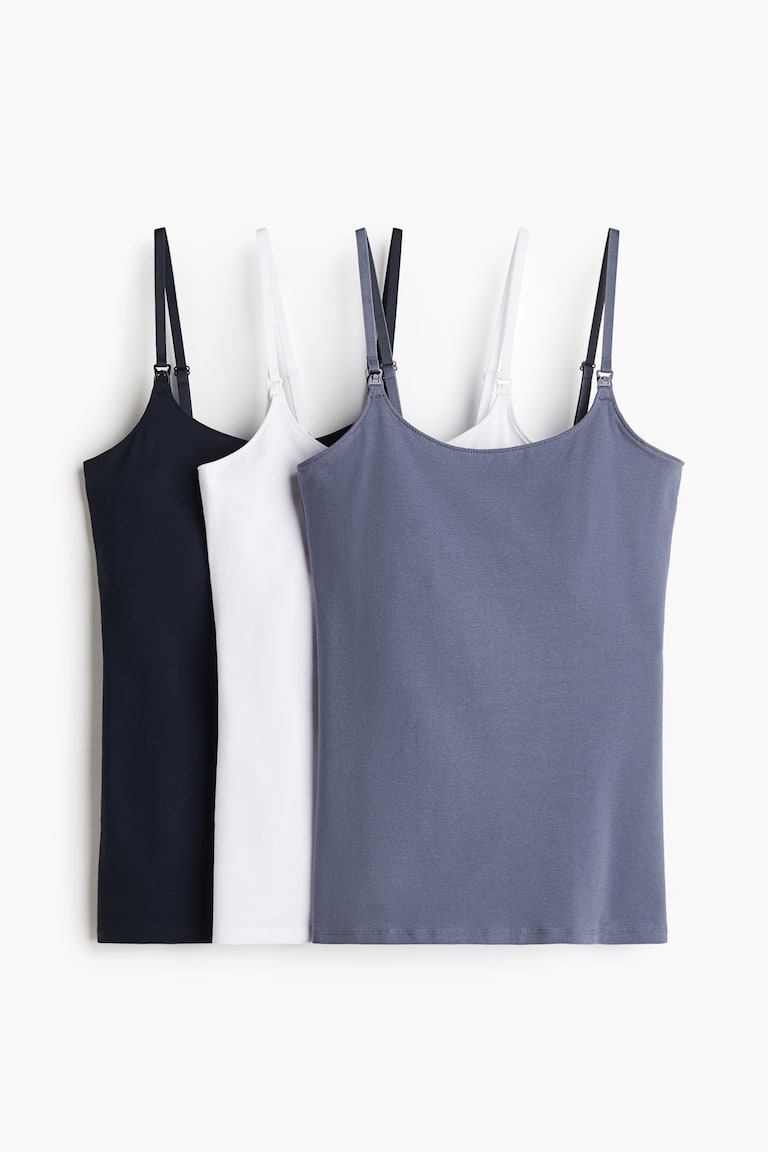 Nursing Tops H And M Tops Canada Women's Pigeon Blue/navy Blue