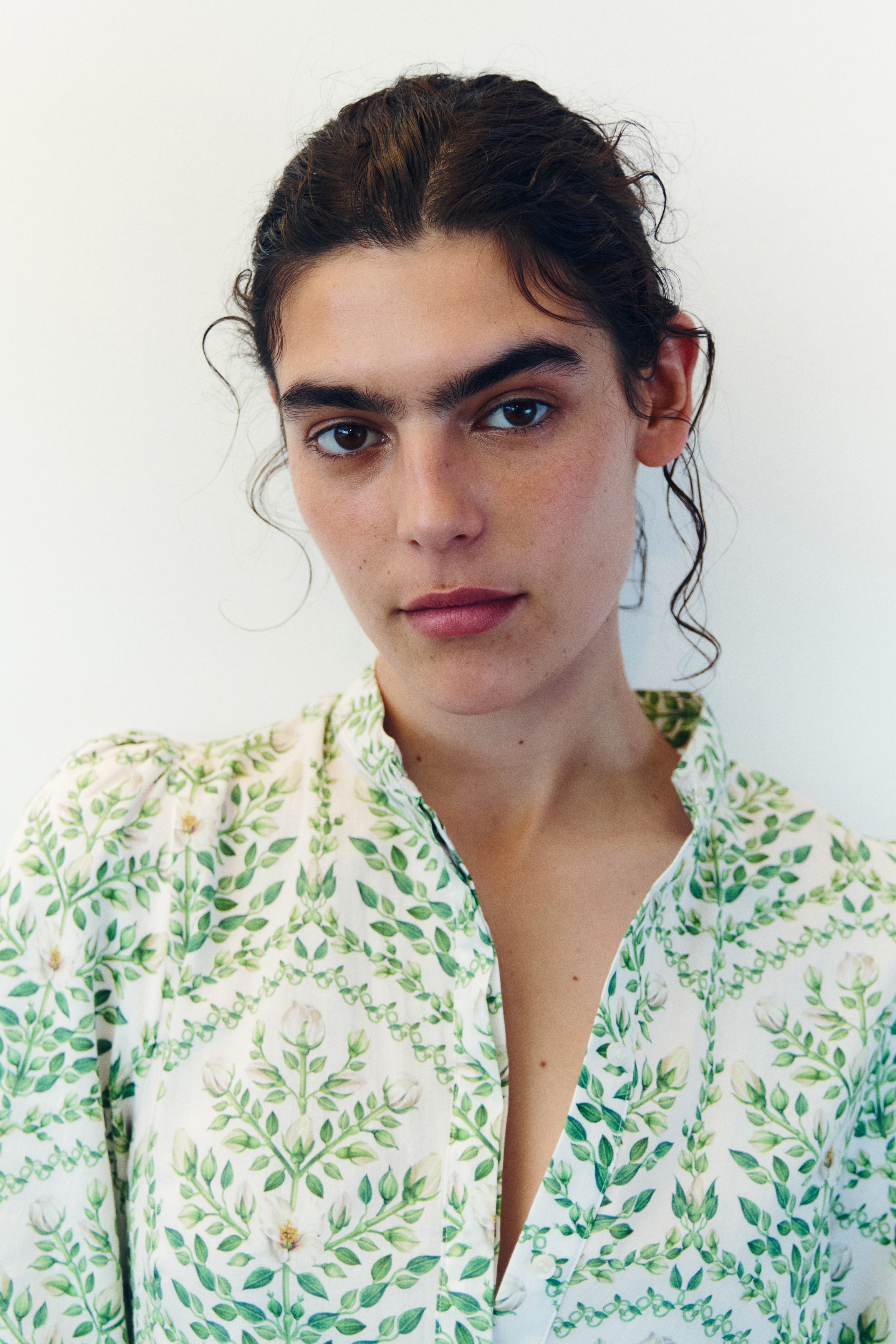 Pitkä puuvillainen mekko - Valkoinen/Kukikas/Musta/Kukikas/Sininen/Paisley-kuvio/Valkoinen/Kuviollinen/Vihreä/Kukkakuvio/Valkoinen/Kukikas/Valkoinen/Sitruunat/Roosa/Kukkakuvio