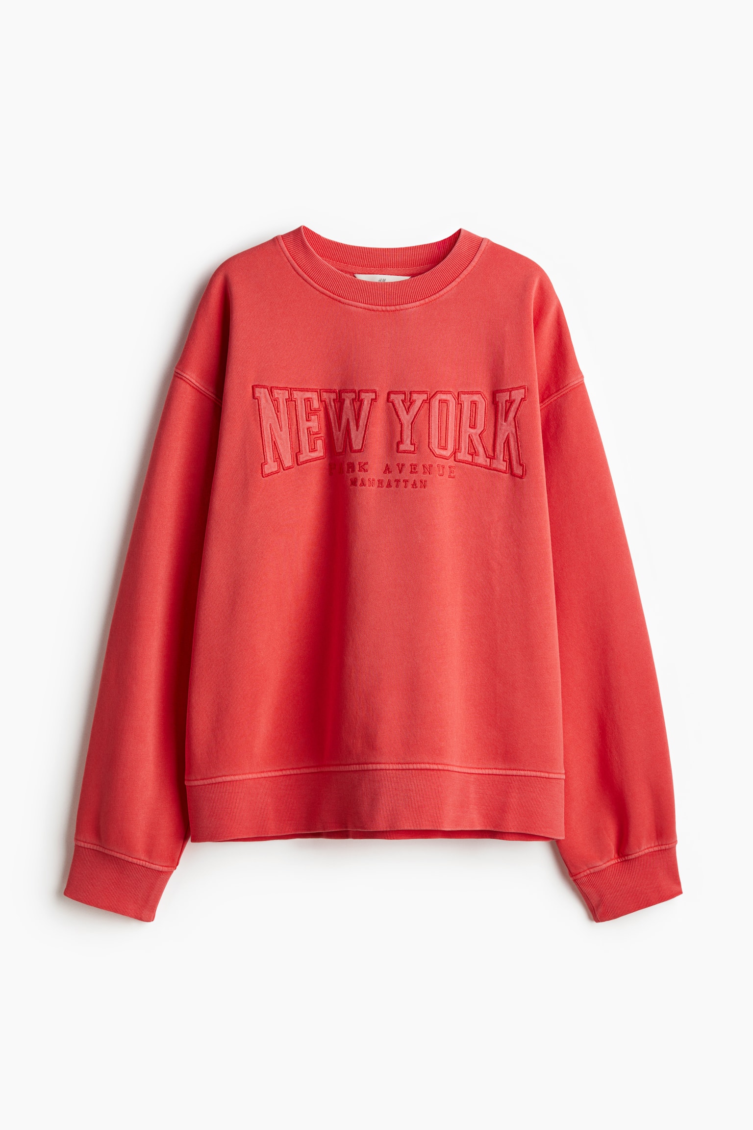 Printed sweatshirt - Red/New York/Grey marl/Simplicité/Light grey marl/Milano - 2