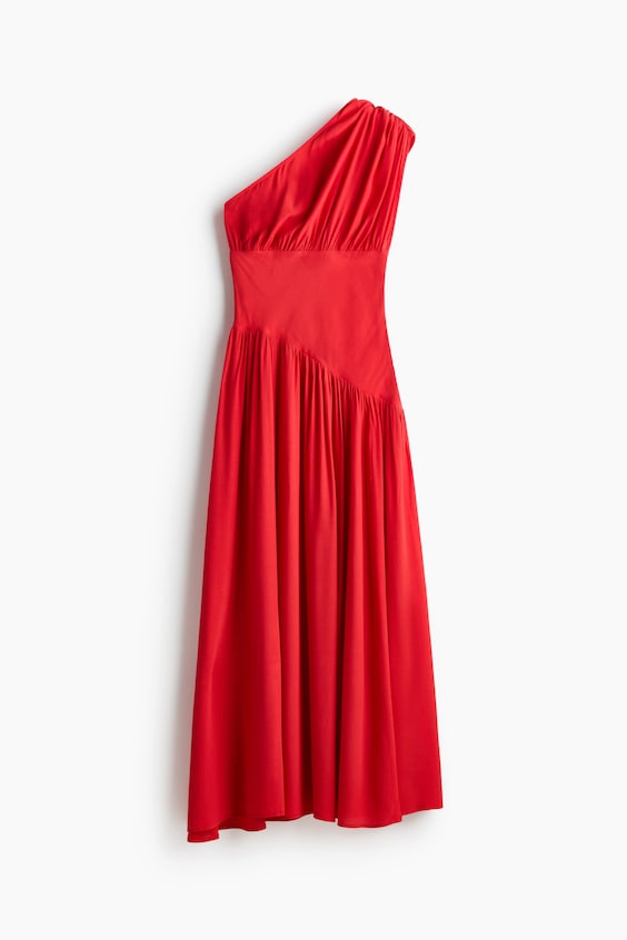 Женские платья H&M Draped One-Shoulder Dress