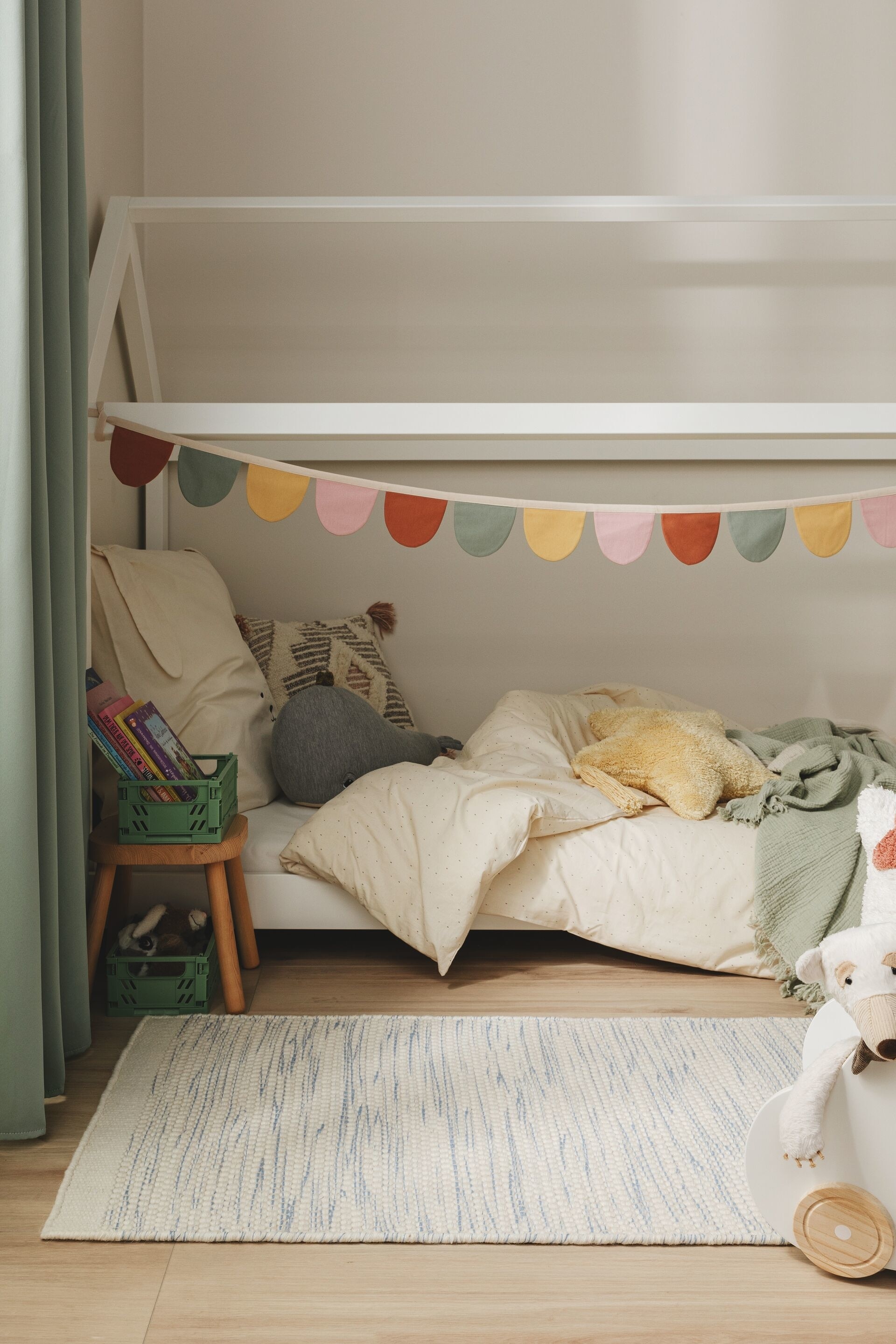 Tapete Para Crianças Rocky - Azul/Rosa