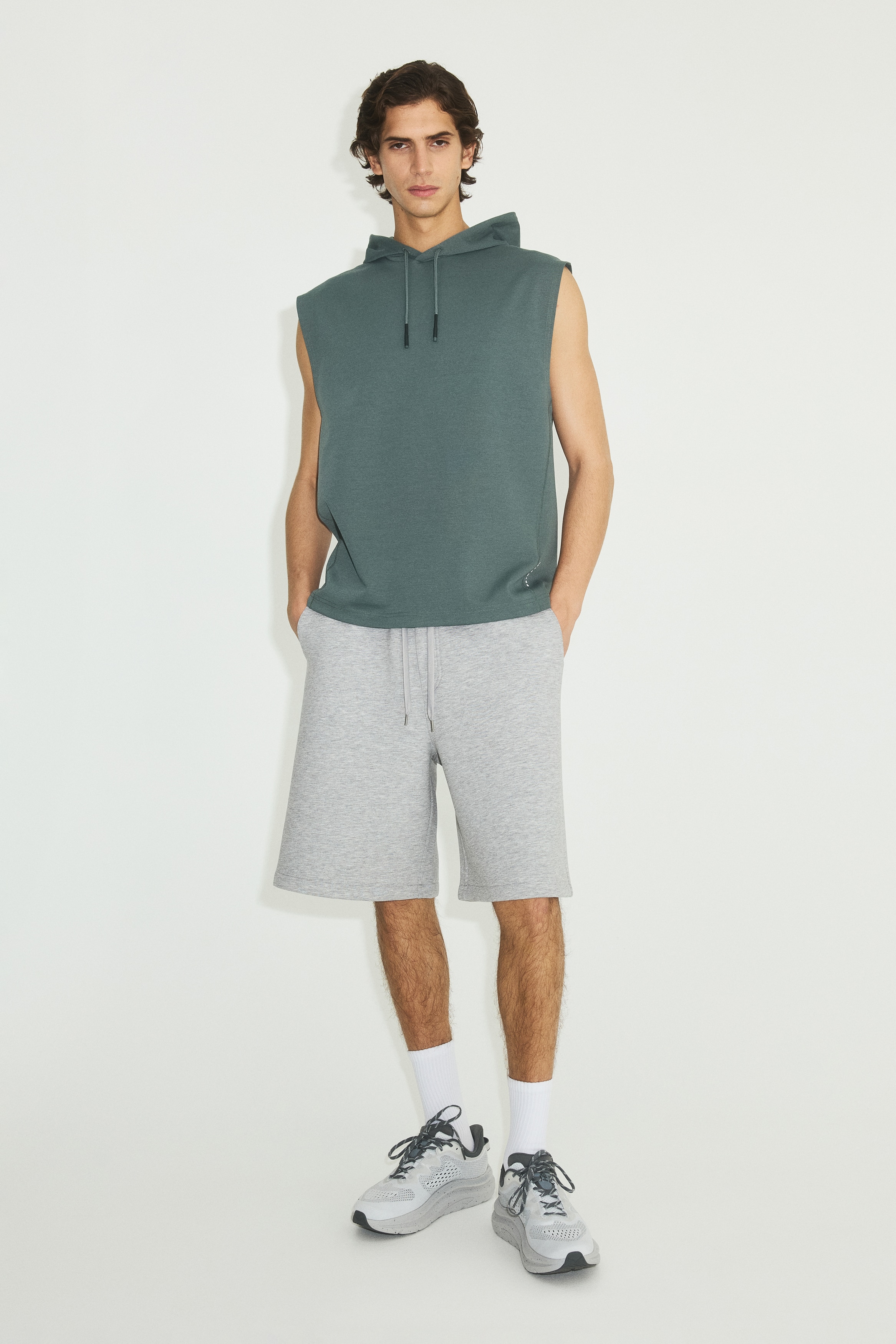 Αμάνικη αθλητική μπλούζα Regular Fit με DryMove™ - Γκριζοπράσινο/Γκρι μελανζέ/Ναυτικό μπλε/Μαύρο