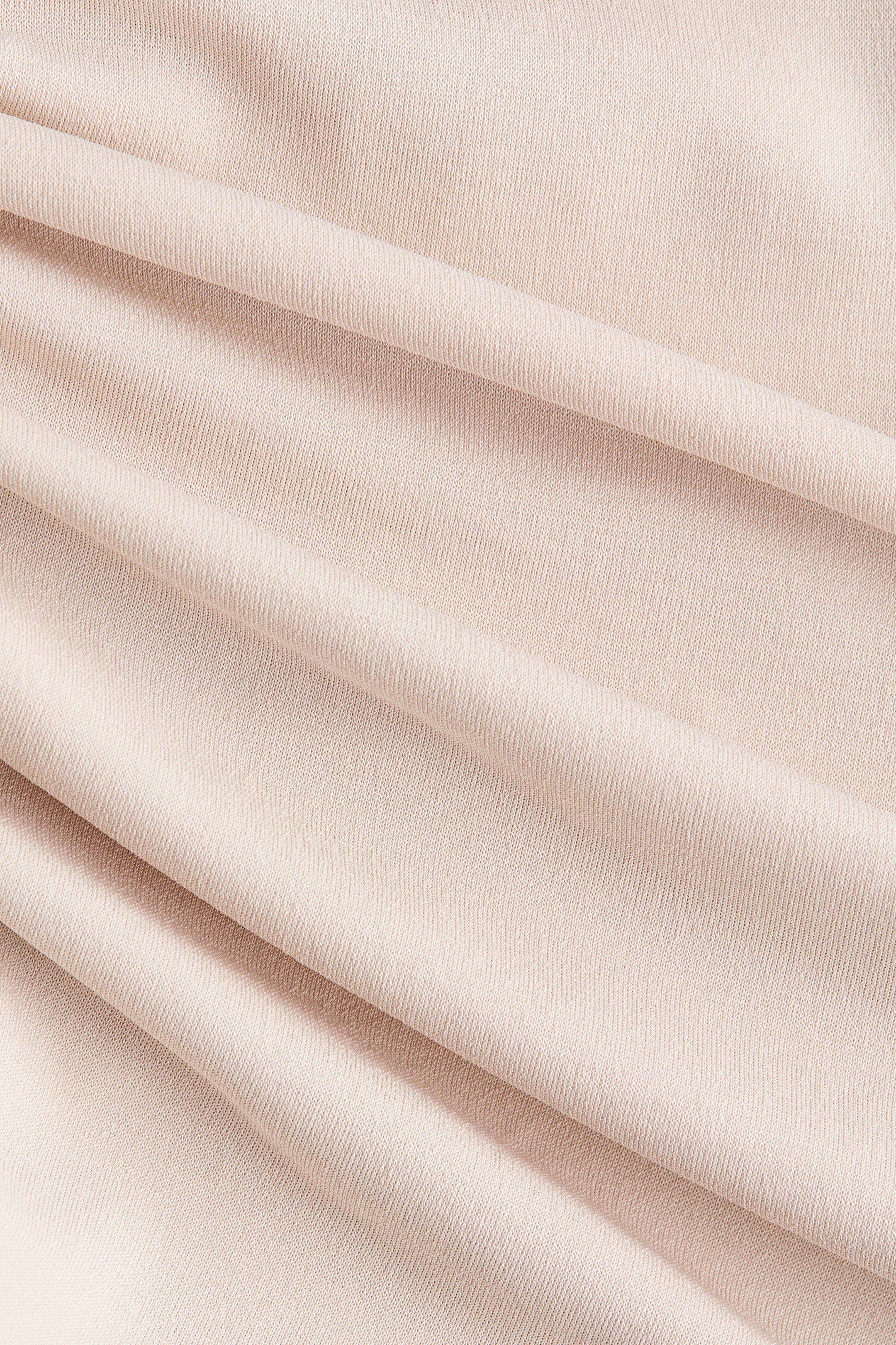 Draped Cape-Detail Dress