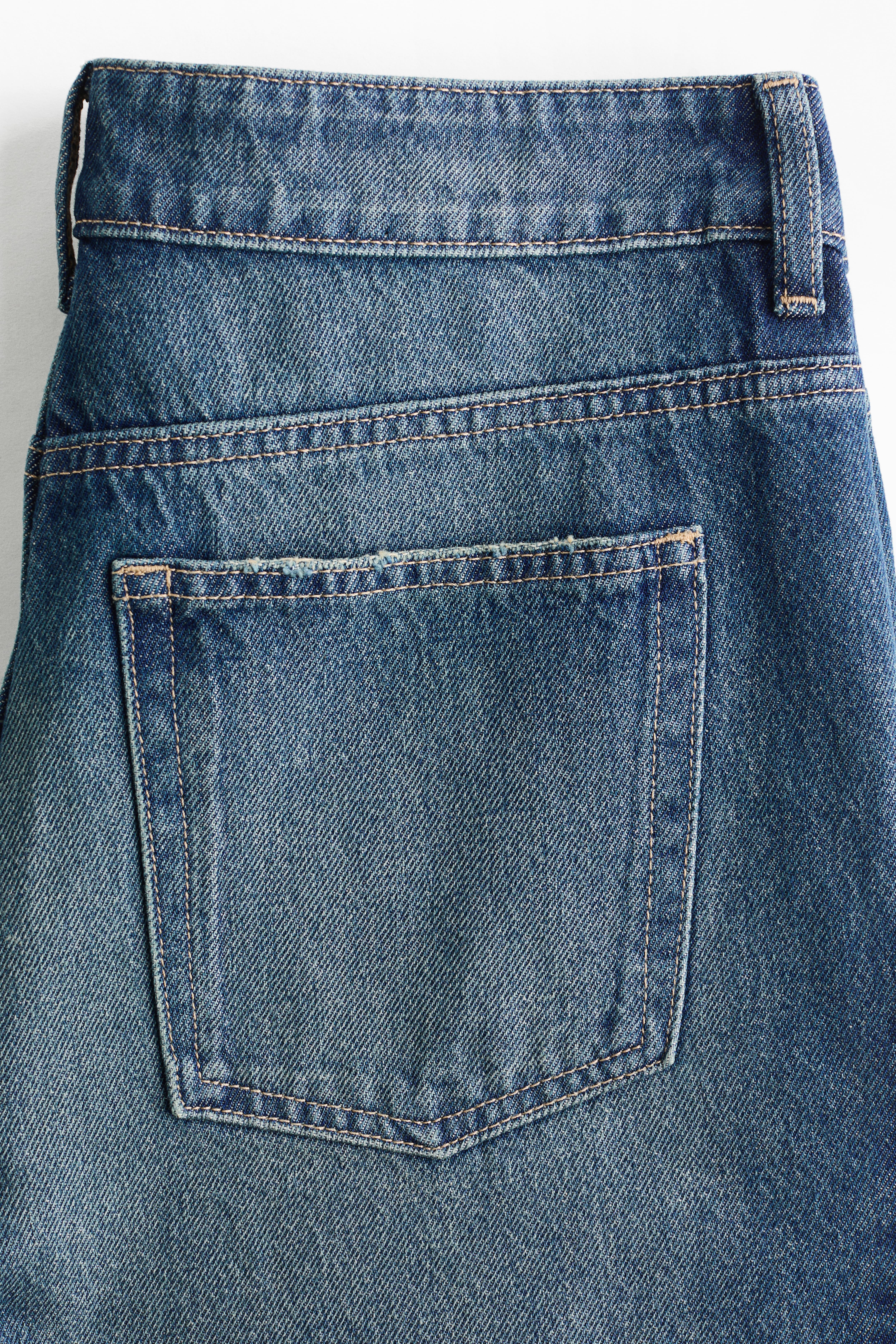 Barrel-Leg Regular-Waist Jeans