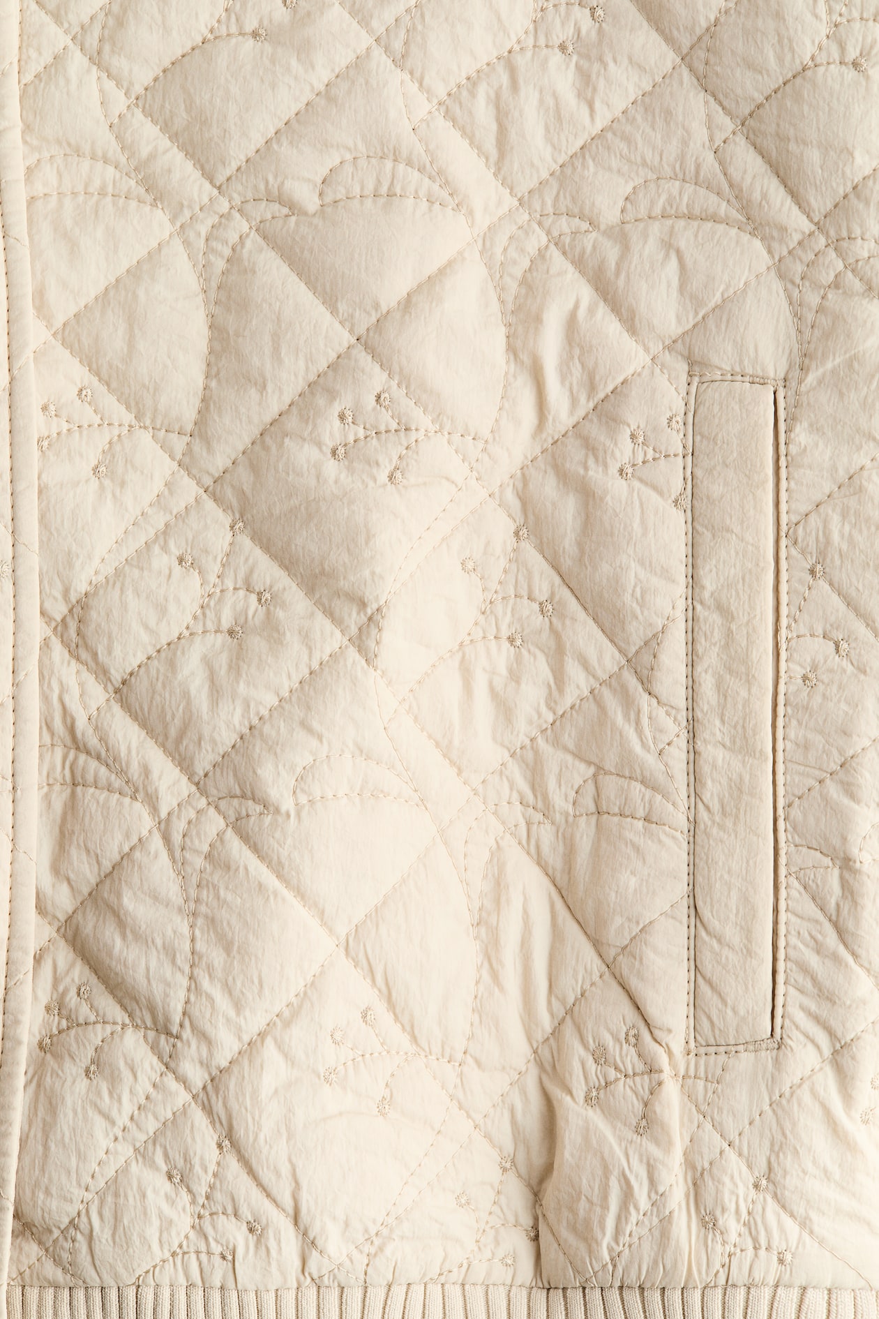 Quilted Bomber Jacket - image 4