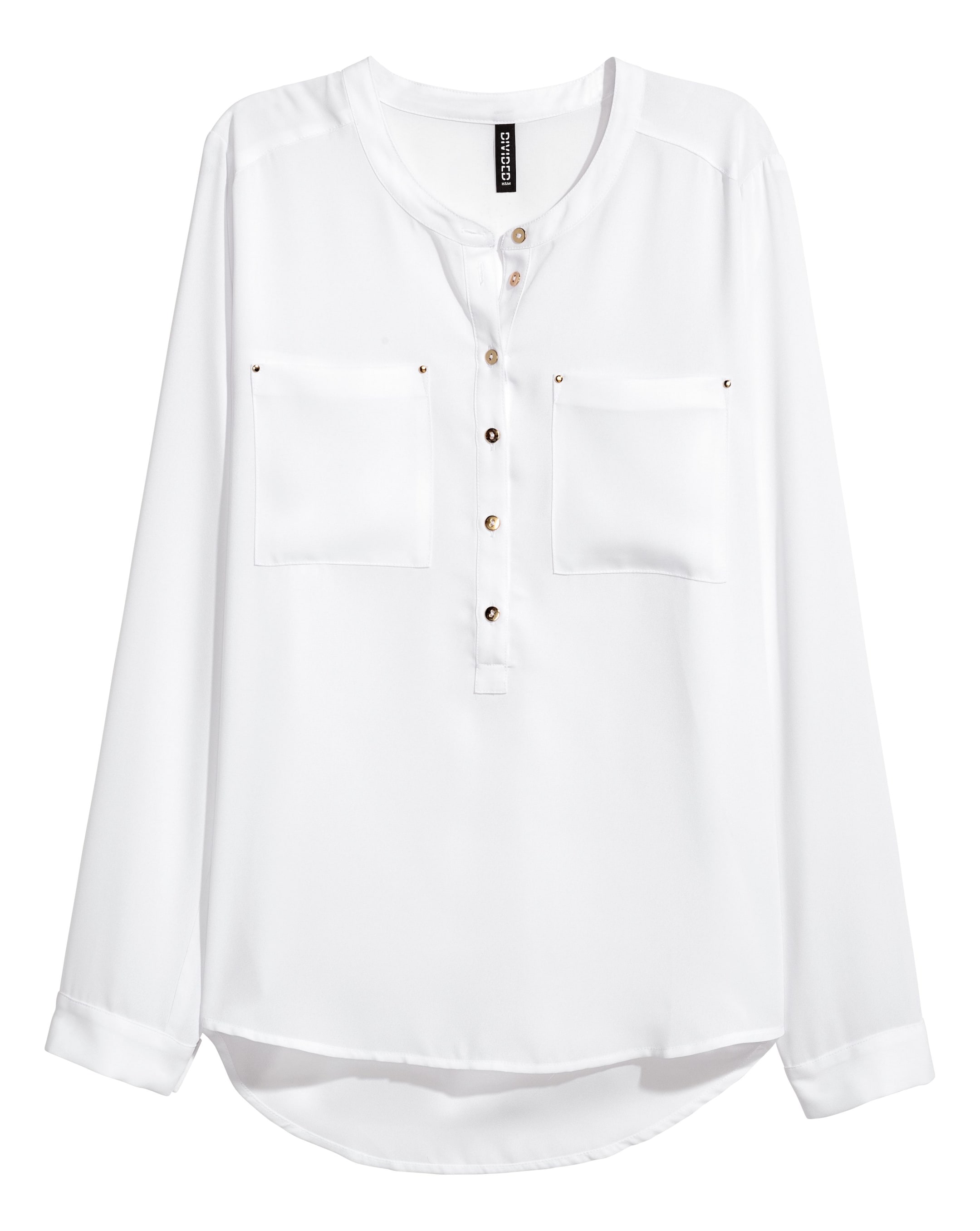 Zobacz większy obraz: Krepowana bluzka - Biały - ONA | H&M PL 1