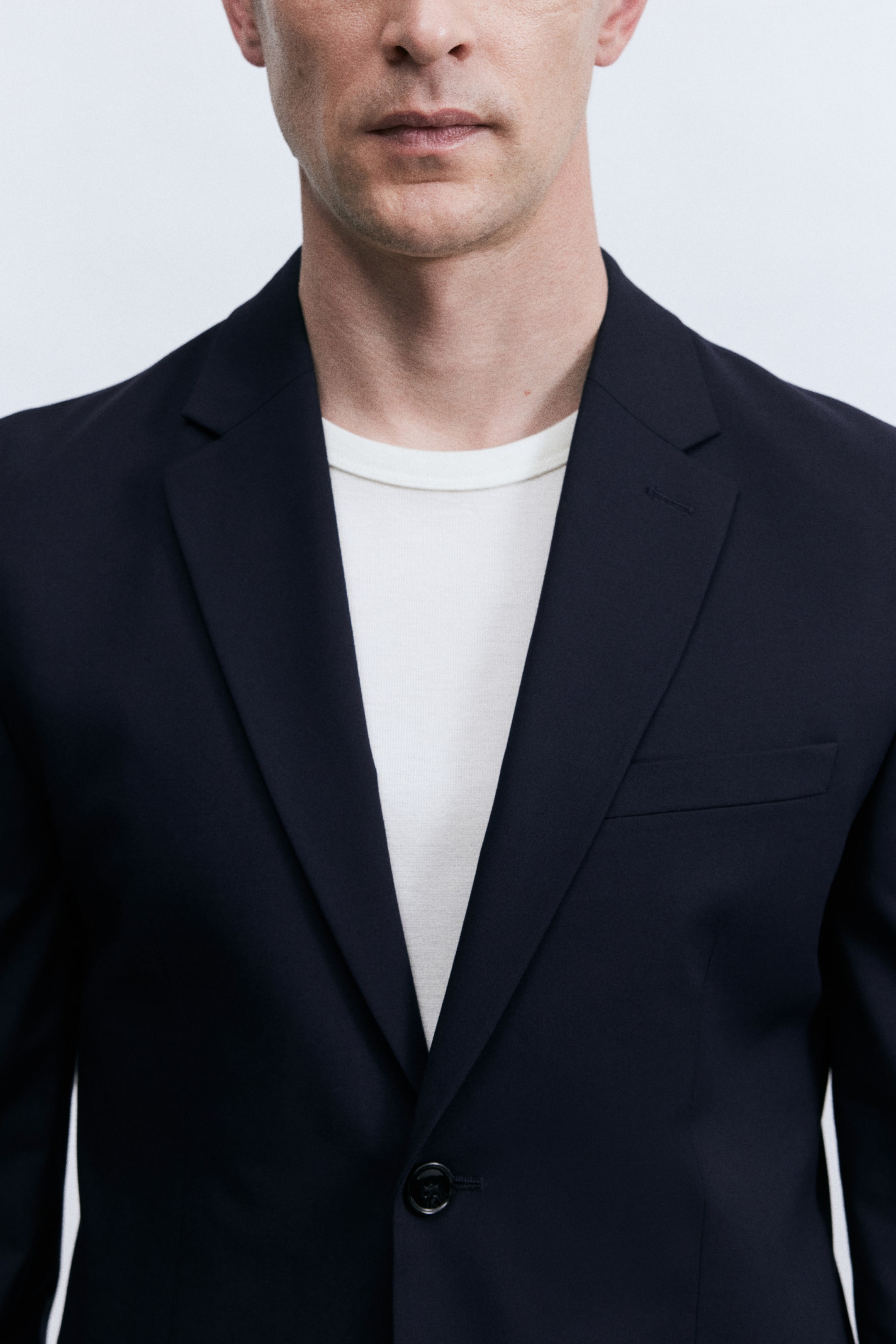 Slim Fit Single-Breasted Jacket