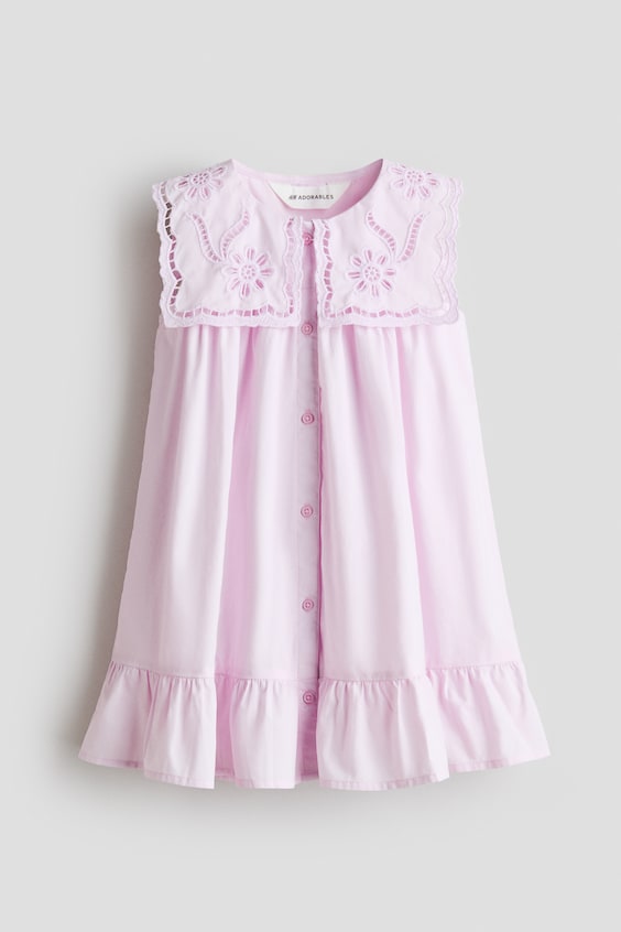 Детские платья H&M Cotton Dress with Sailor Collar