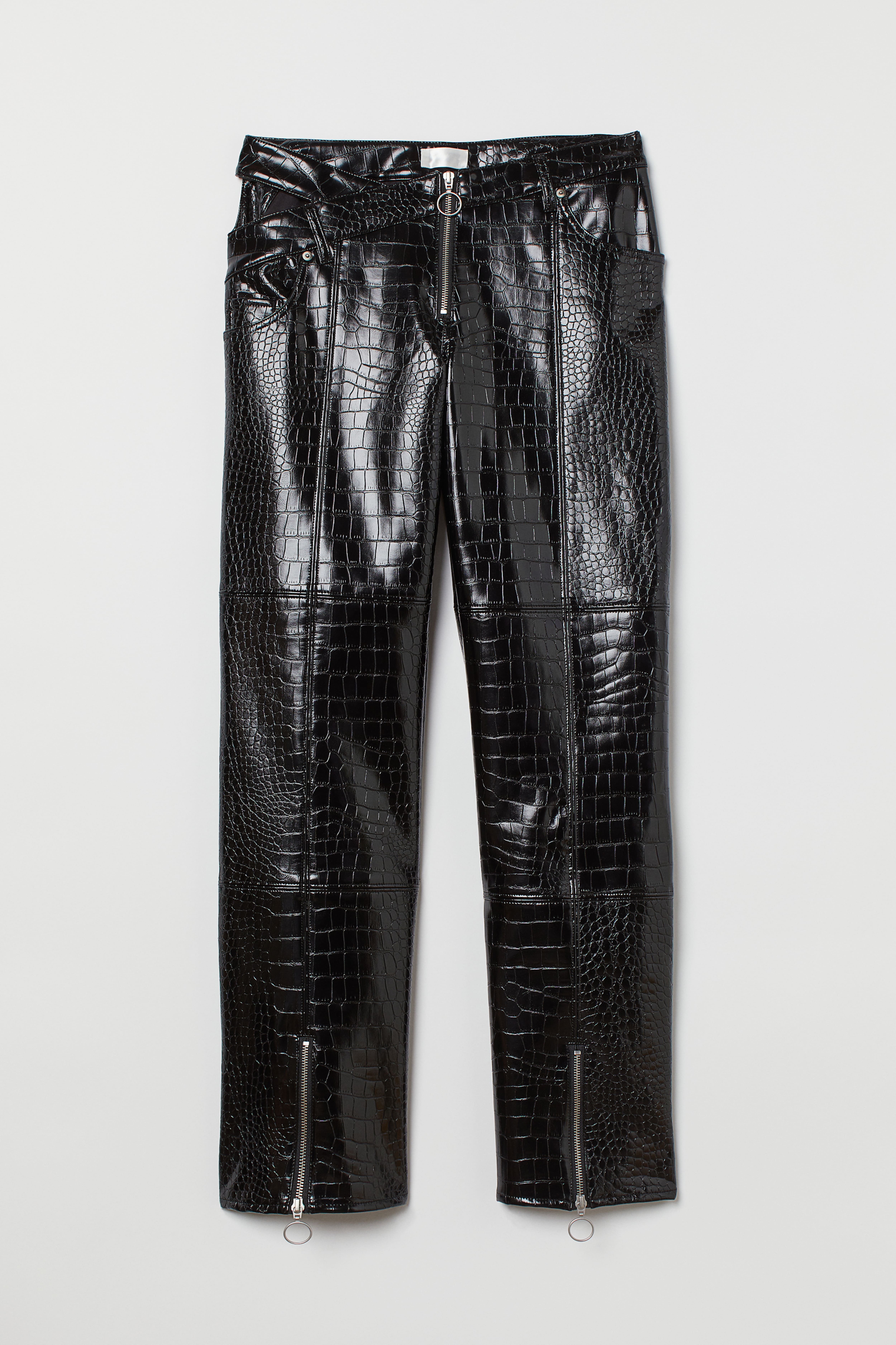 Mens leather pants h&m best sale