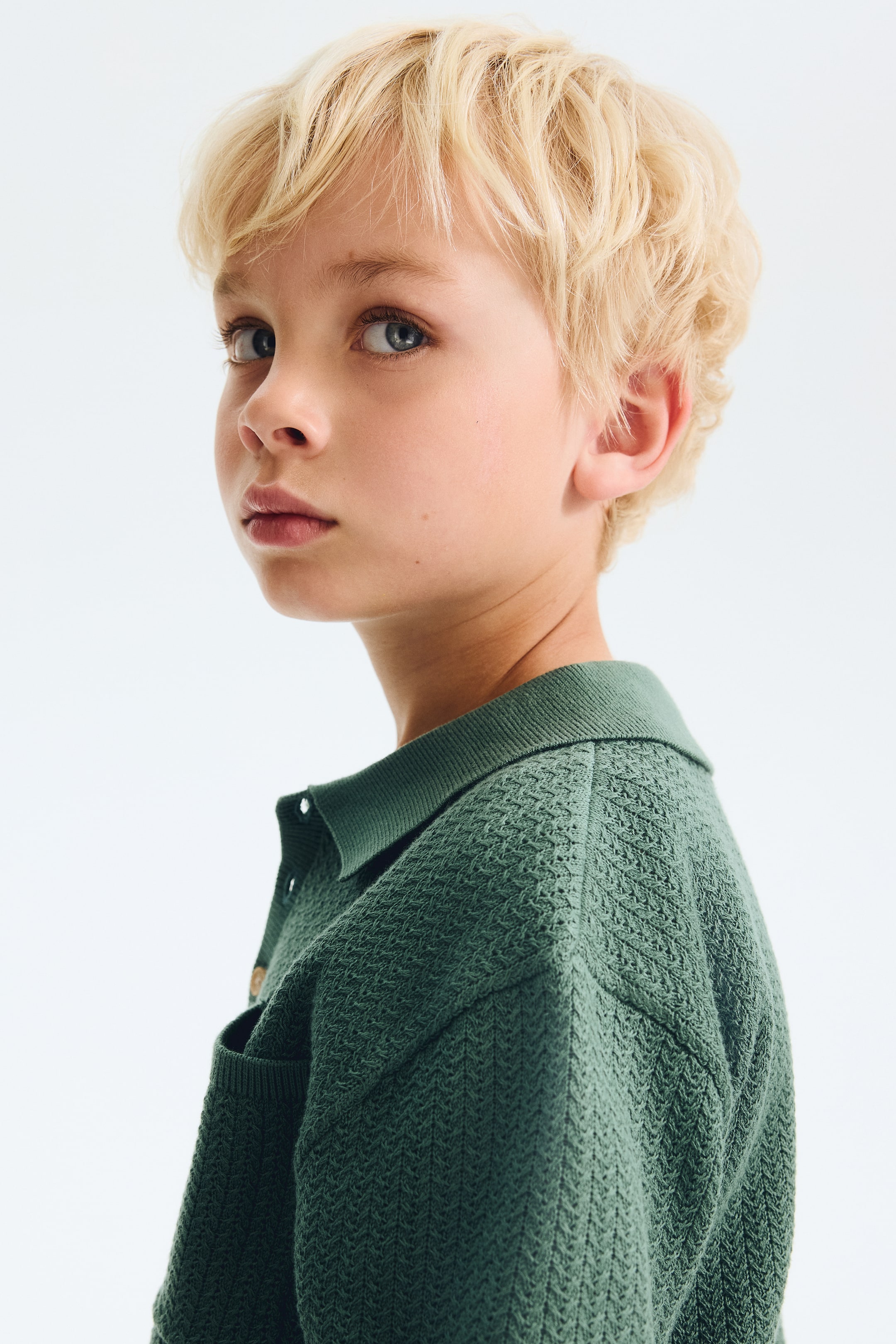 Knit Cotton Polo Shirt