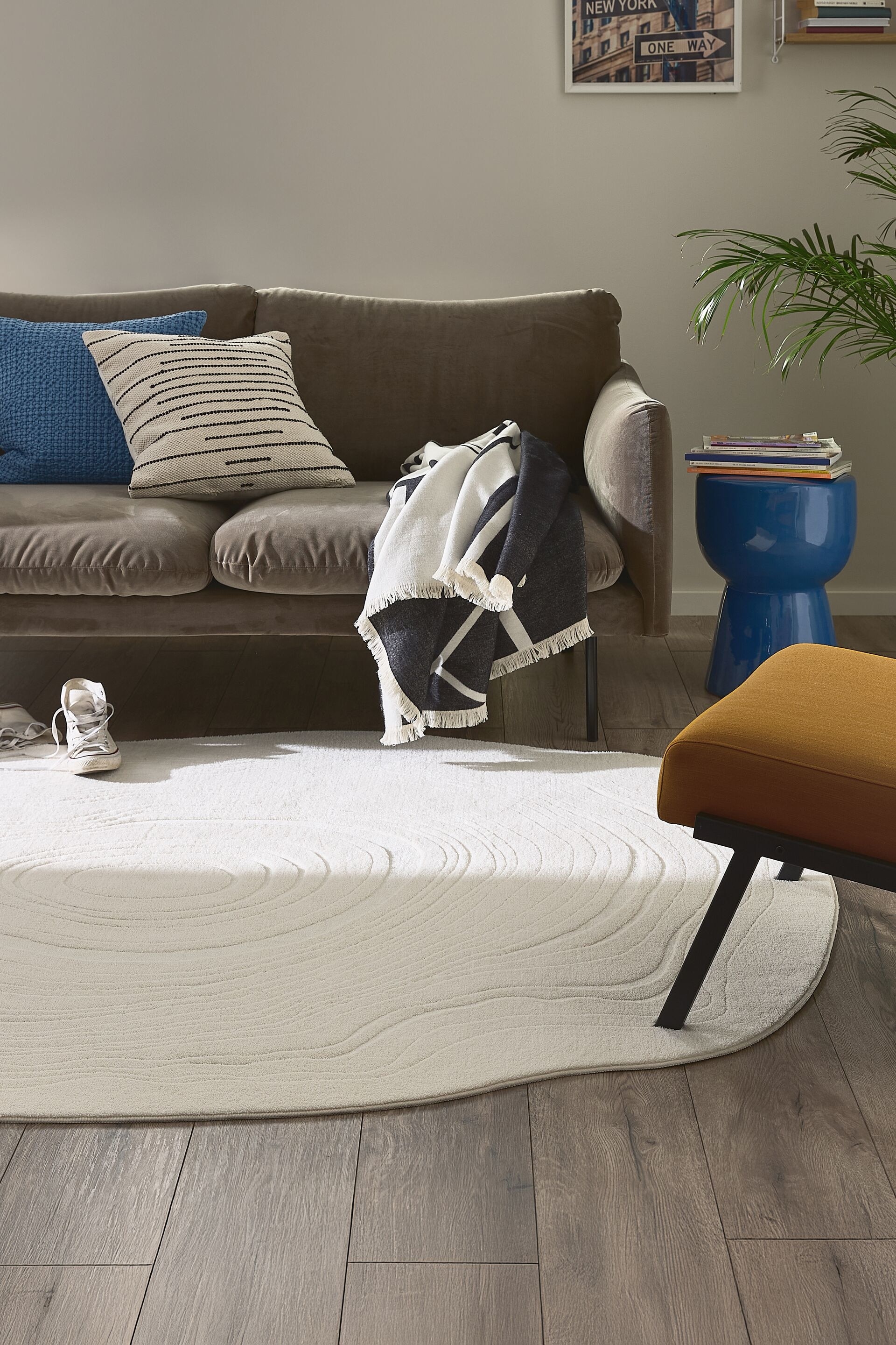 Pestävä Matto Pam - Kerma/Beige