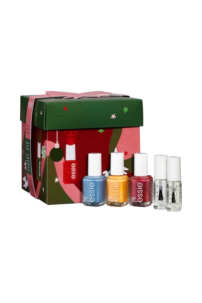 Mini Adventskalender 2024 - Blau, Gelb, Rot, Transparent - 1