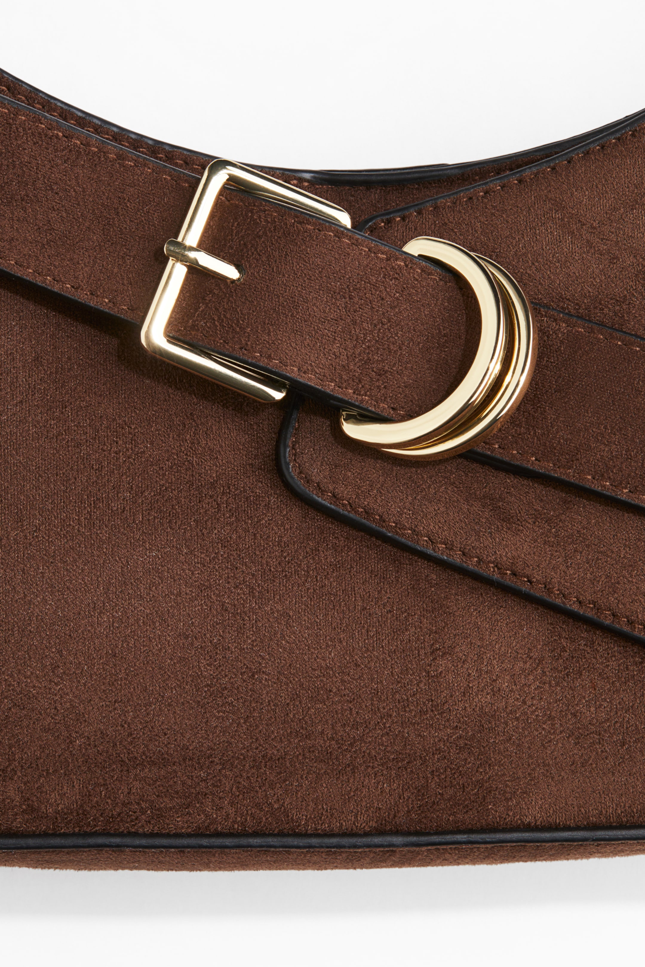 Strap-Detail Shoulder Bag