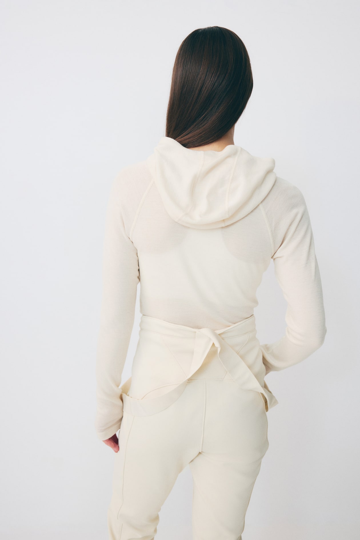 Wool Hooded Sports Top - image 3