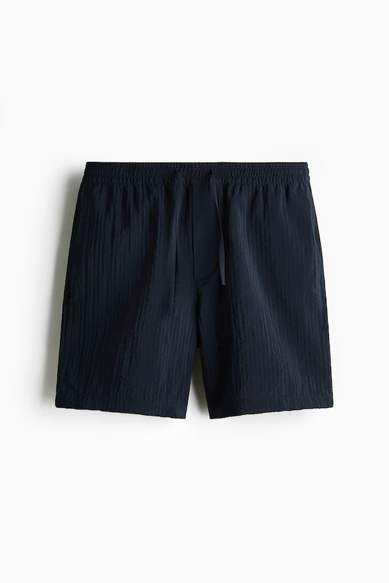 Мужские шорты H&M Relaxed-Fit Textured Shorts