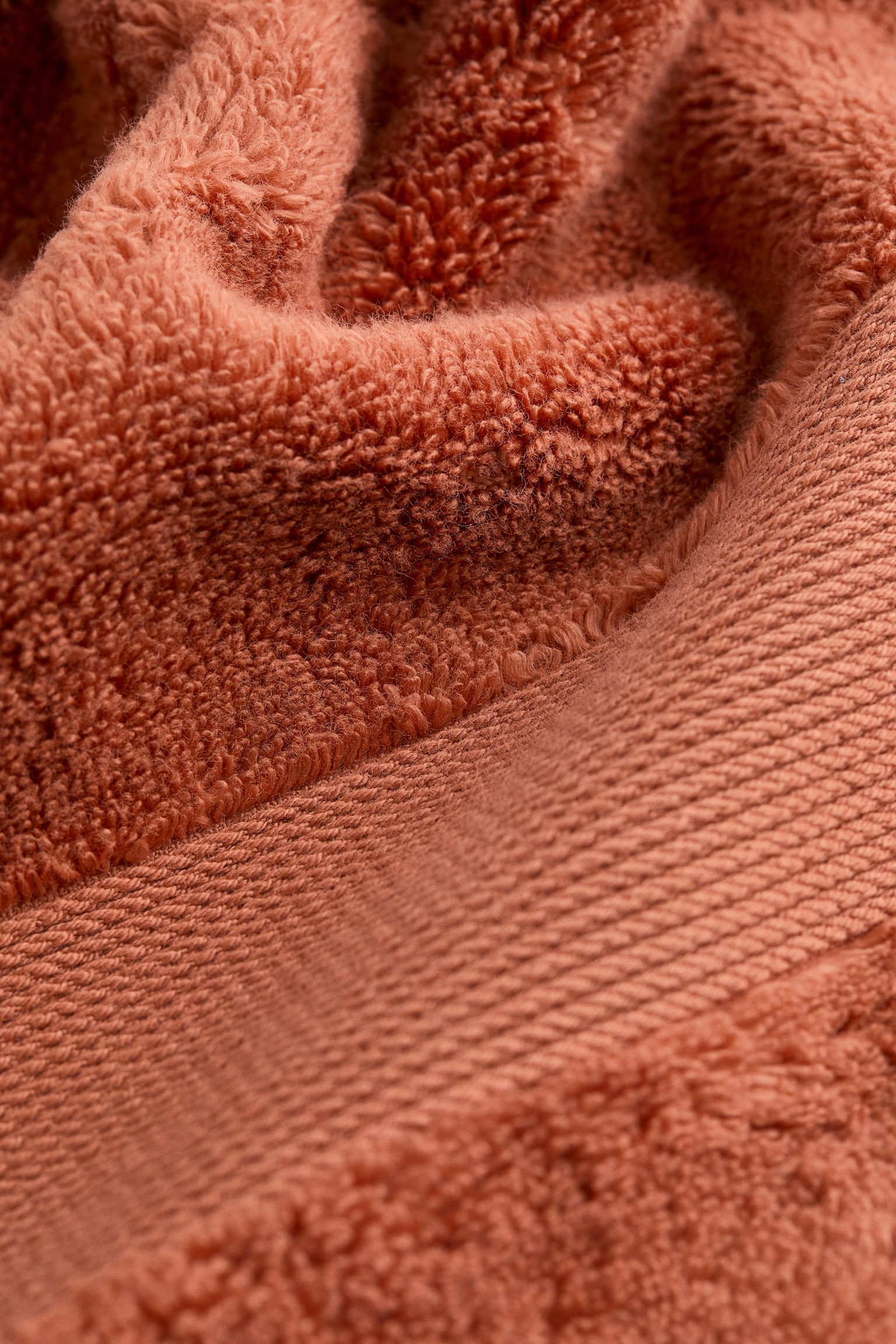 Soft terry bath sheet - Rust red/Powder pink/Light beige/White/Dusty brown - 5