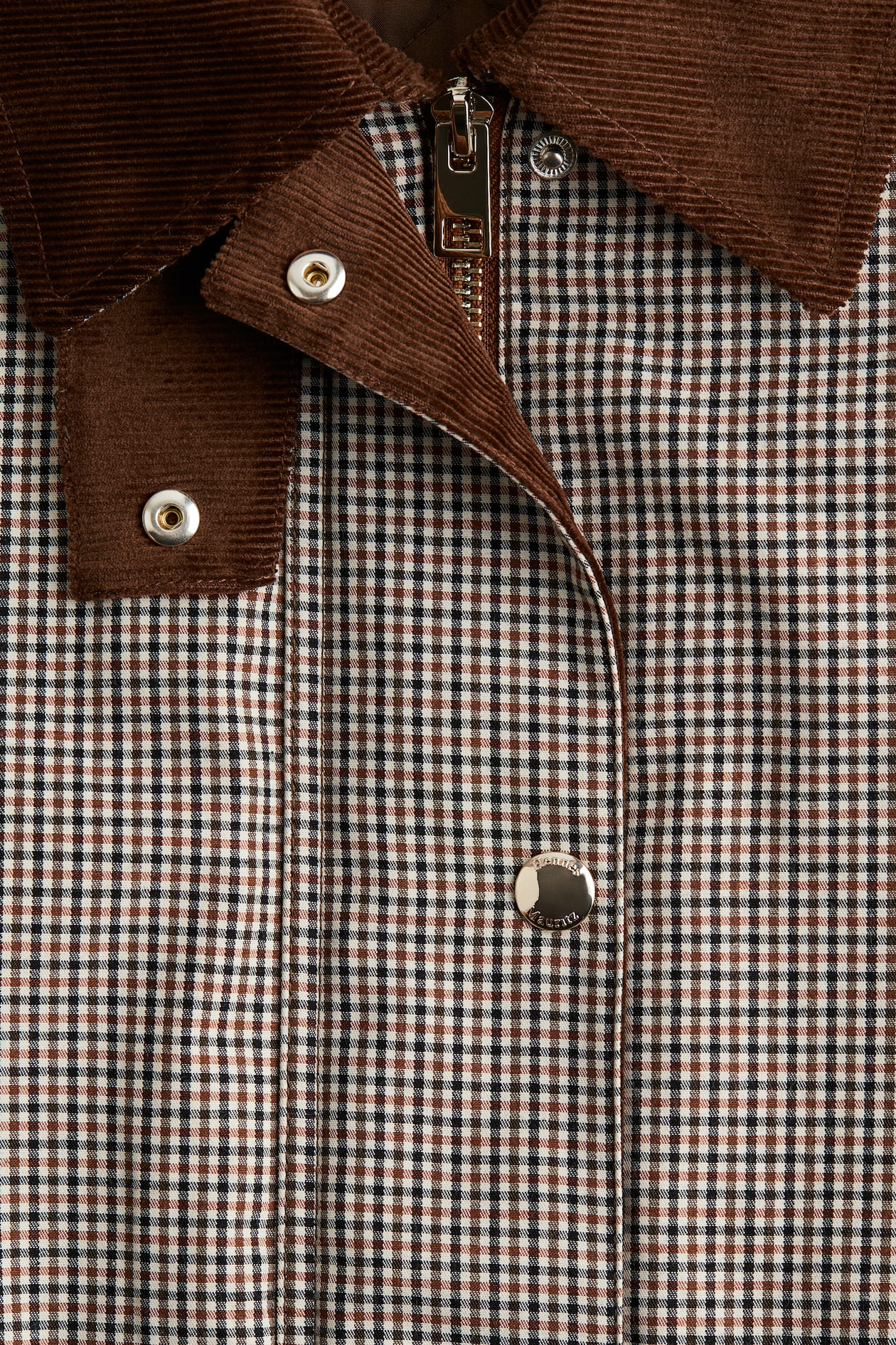 Jacket with Corduroy Collar - image 3