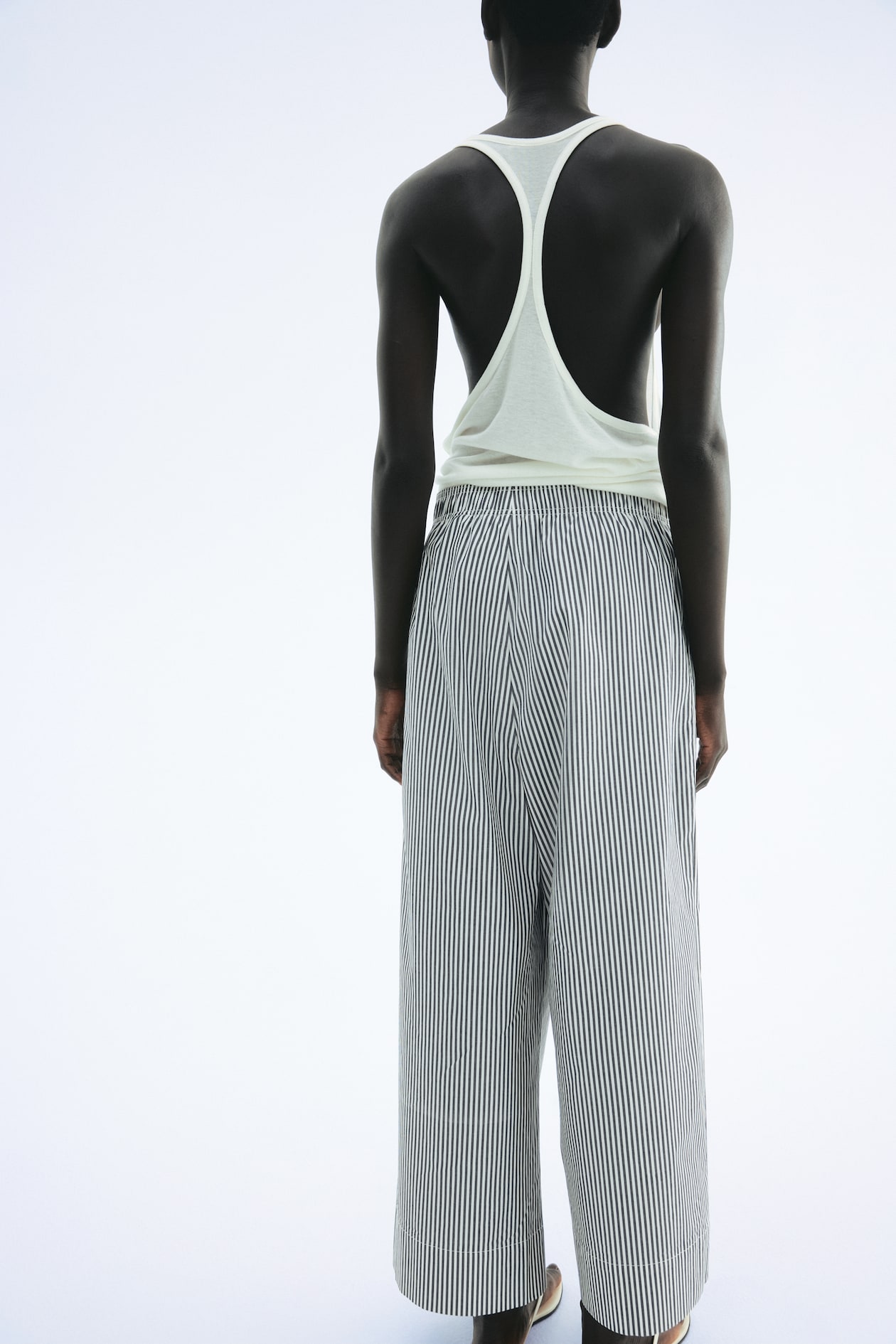 Ankle-Length Cotton Pants - image 3