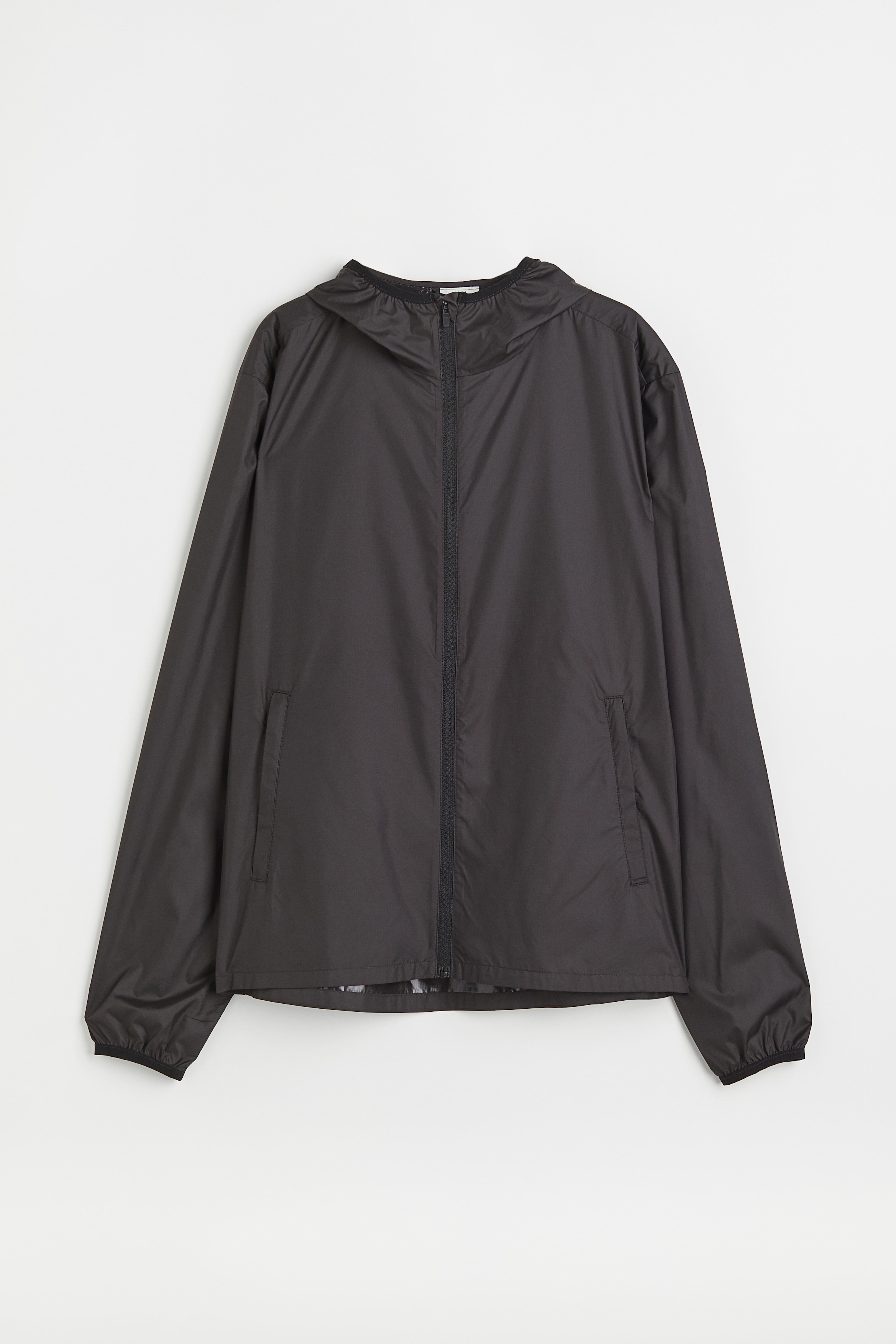 Hooded windbreaker