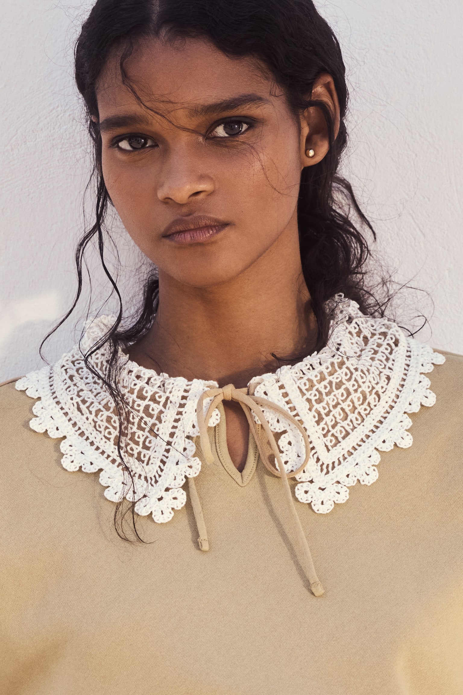 有領運動衫 - 米色/淺米色 - 2