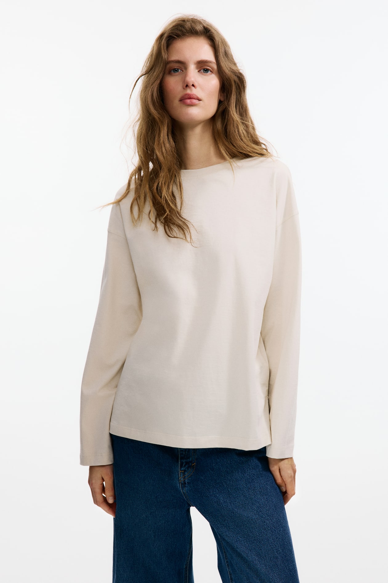Long-Sleeved Cotton Top - image 2