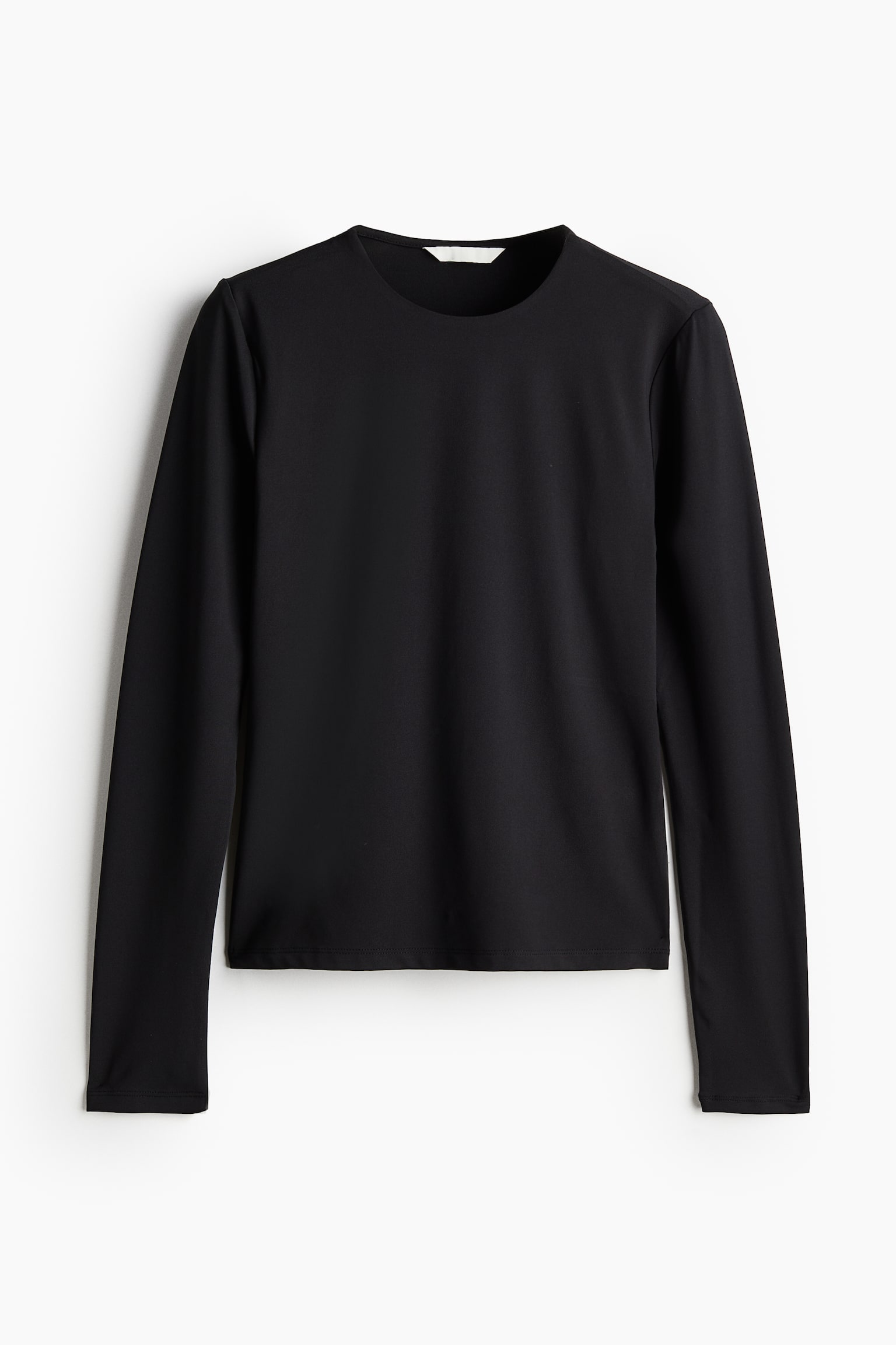 Женский топ H&M Jersey Top, цвет: Чёрный — фото 1