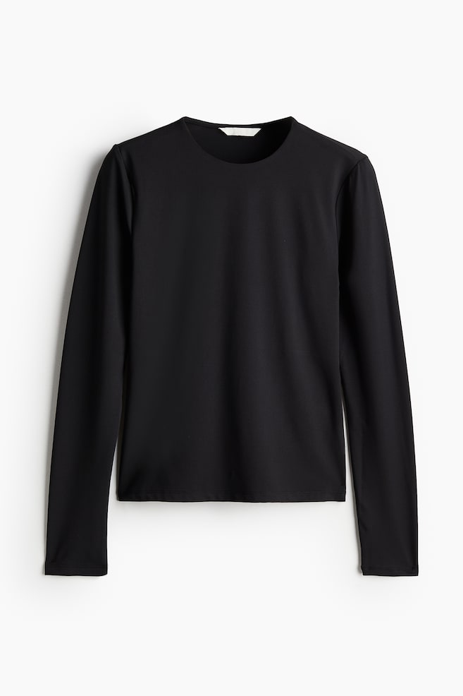 Jersey Top - Black/White - 1