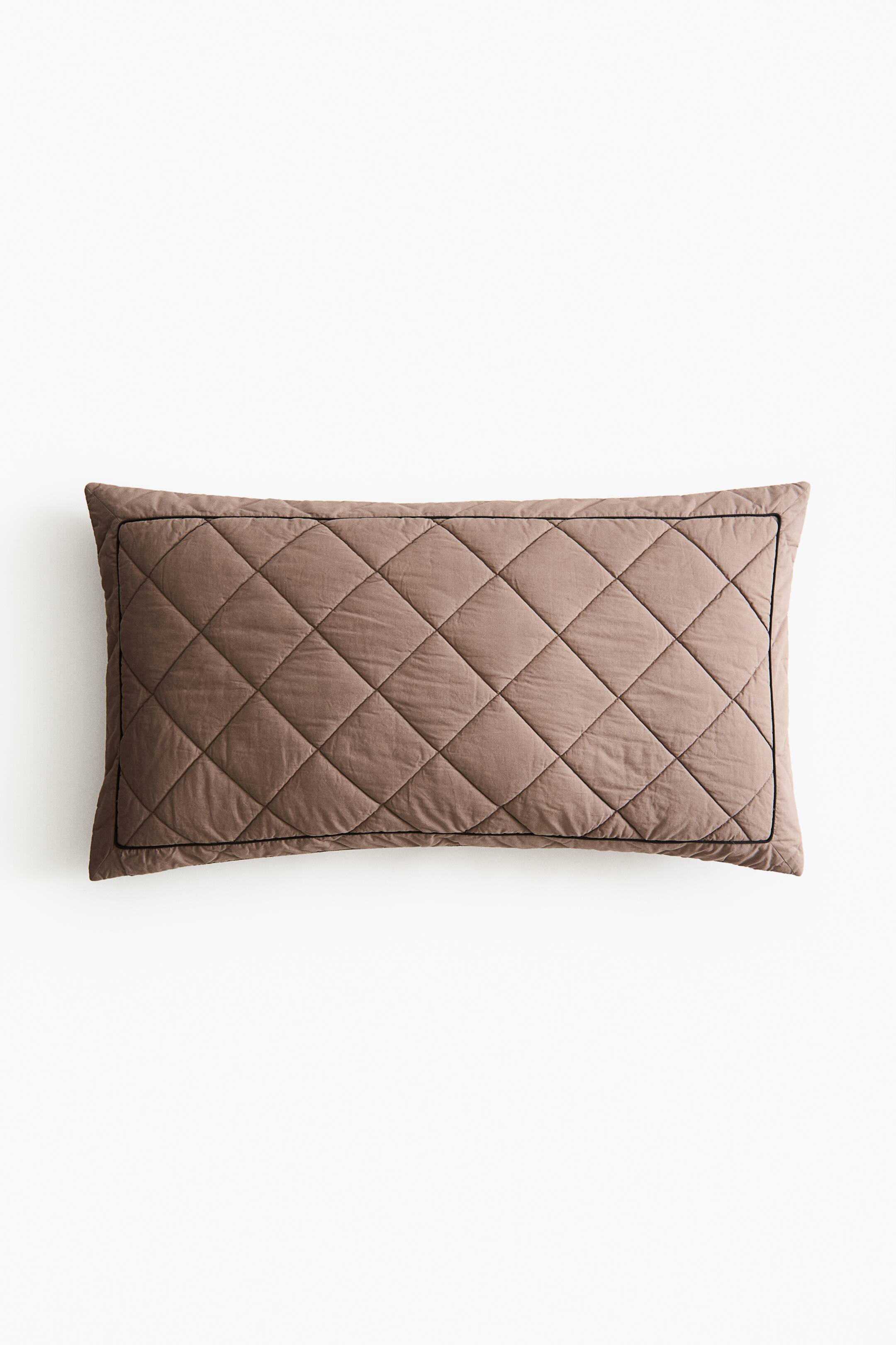 拡大画像を表示: キルティングコットンクッションカバー - ダスティモール - Home All | H&M JP 1