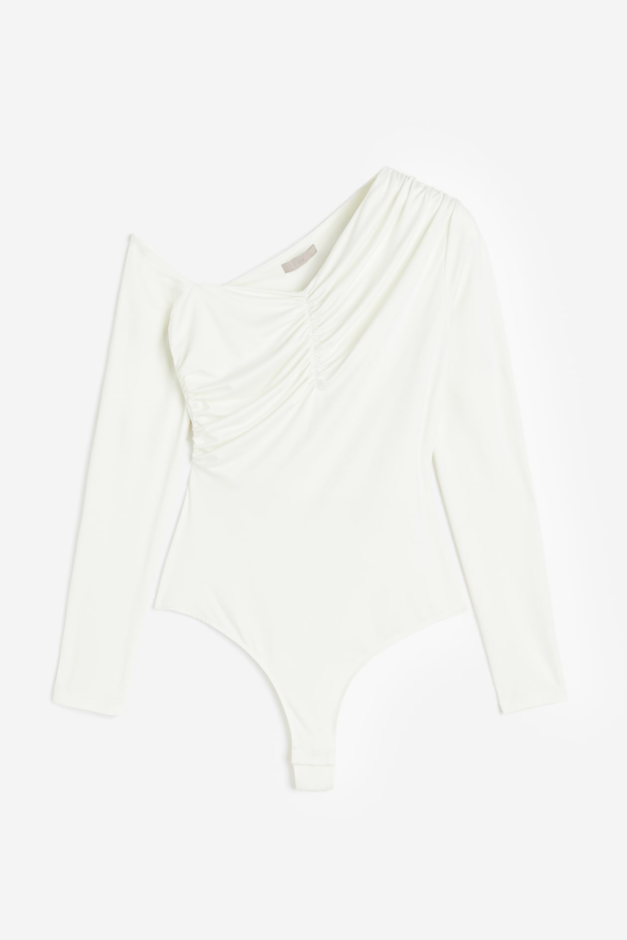 Drapierter One-Shoulder-Tangabody - Asymmetrischer Ausschnitt  