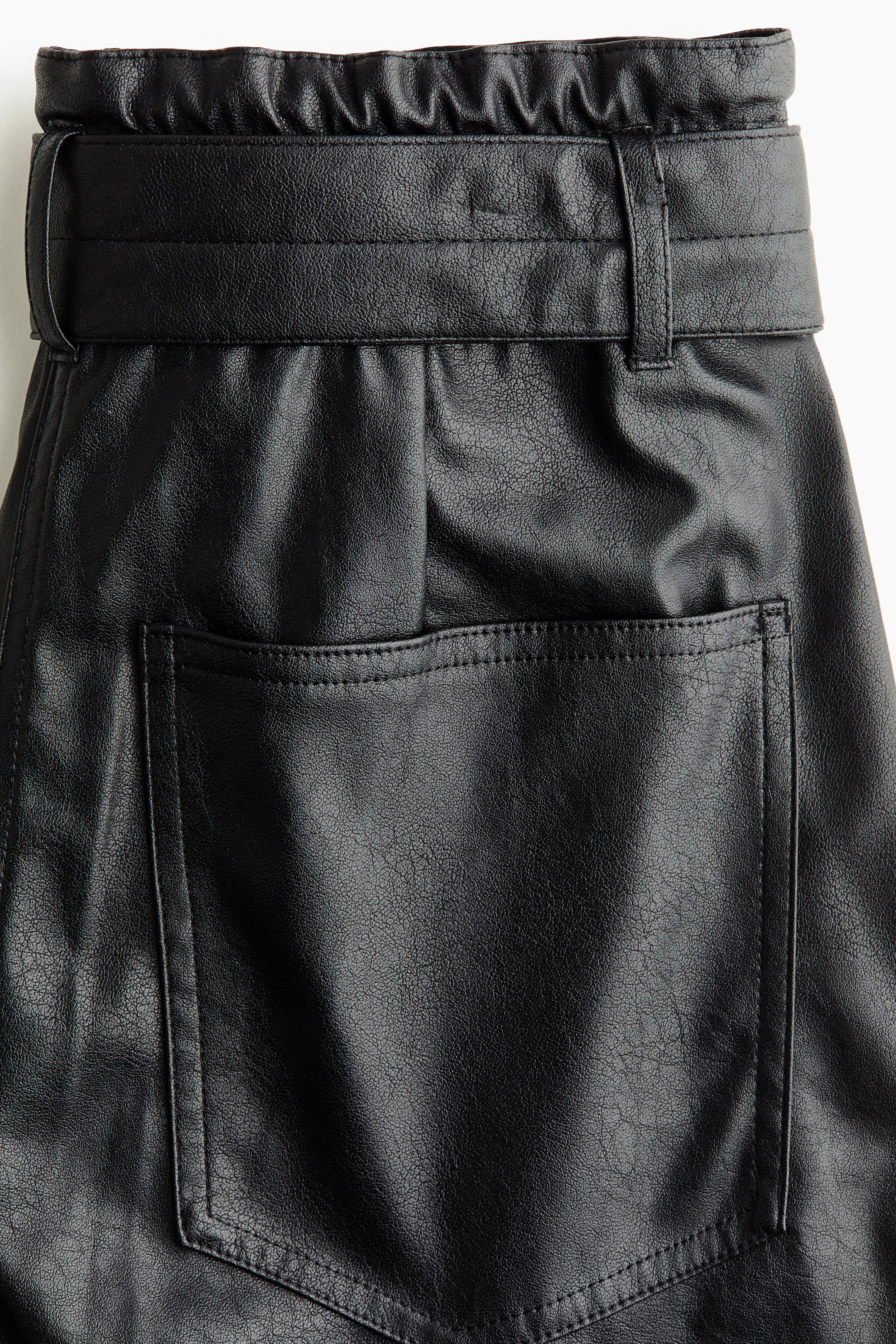Pantalon tonneau avec ceinture