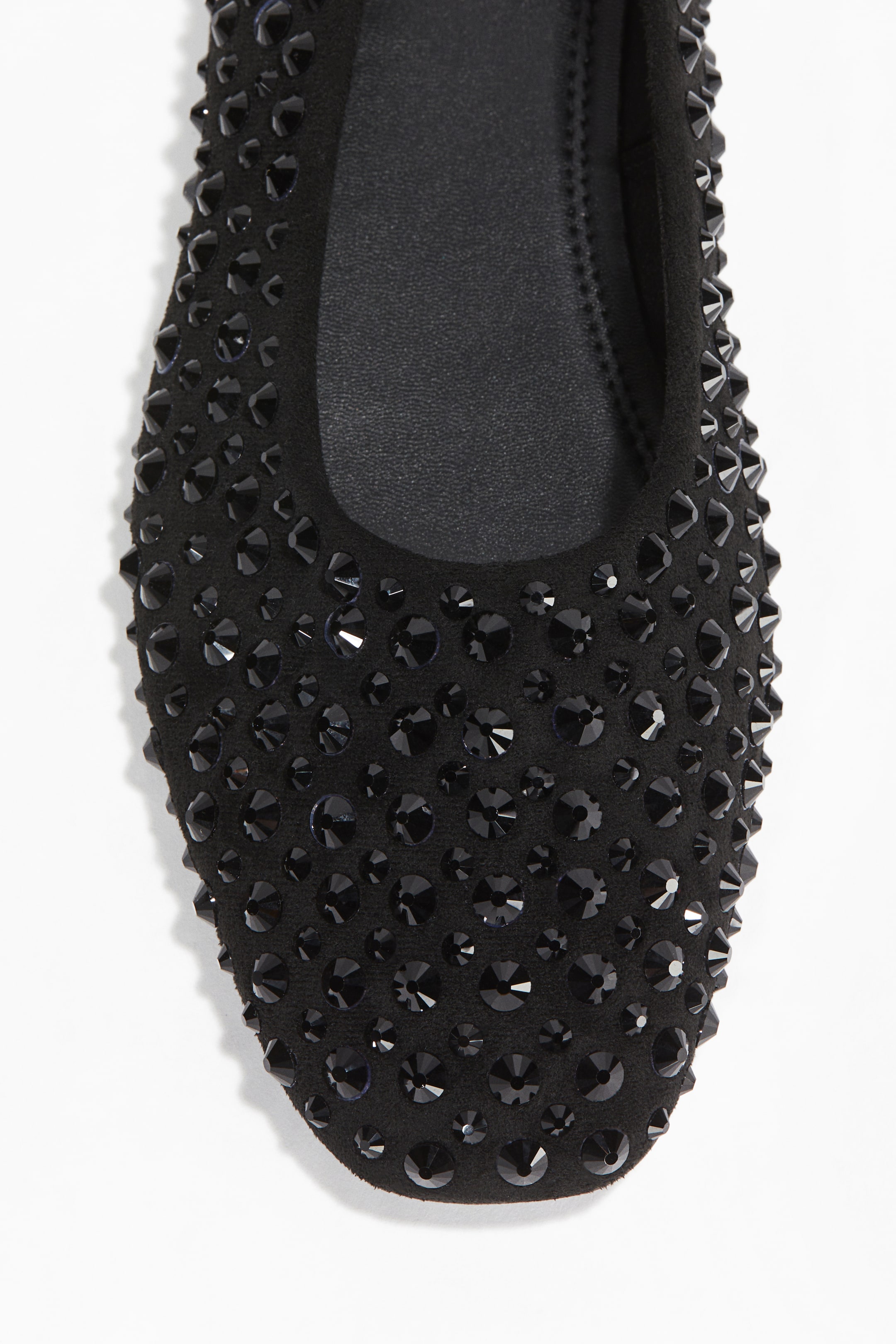 拡大画像を表示: エンベリッシュドバレエシューズ - ブラック - レディース | H&M JP 2