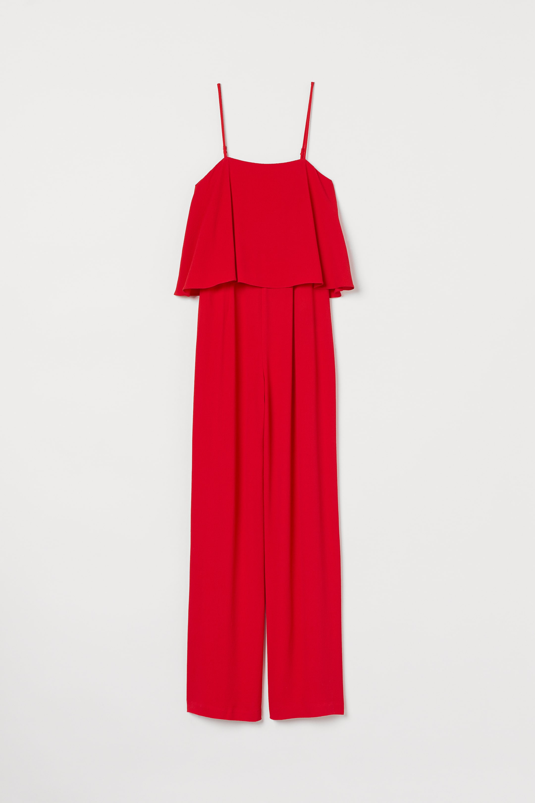 View larger image: Crêpe jumpsuit - Red - Ladies | H&M IE 1